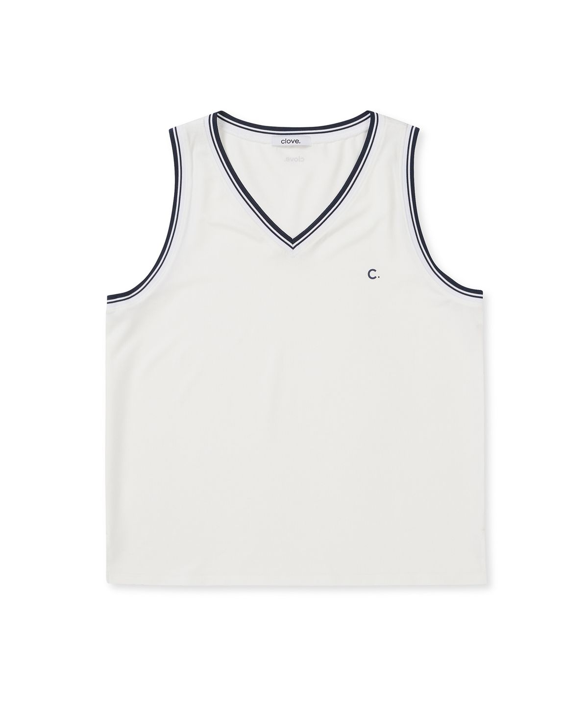 클로브(CLOVE) [25SS clove] V-neck Tank Top (White)