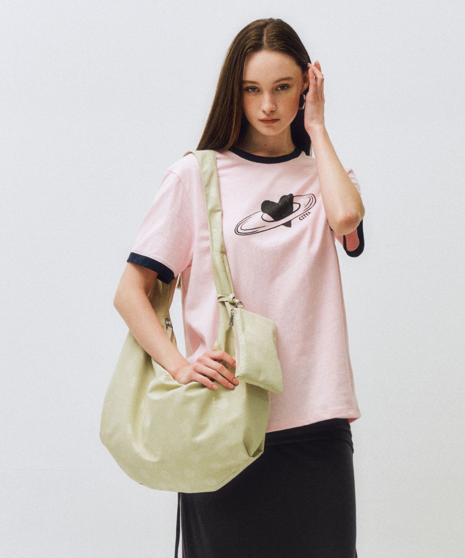 【韓国 citta】Mono Dot Hobo Bag_CTA927 MUSINSA公式 | CITTA Mono Dot Hobo Bag_CTA927 (Beige)