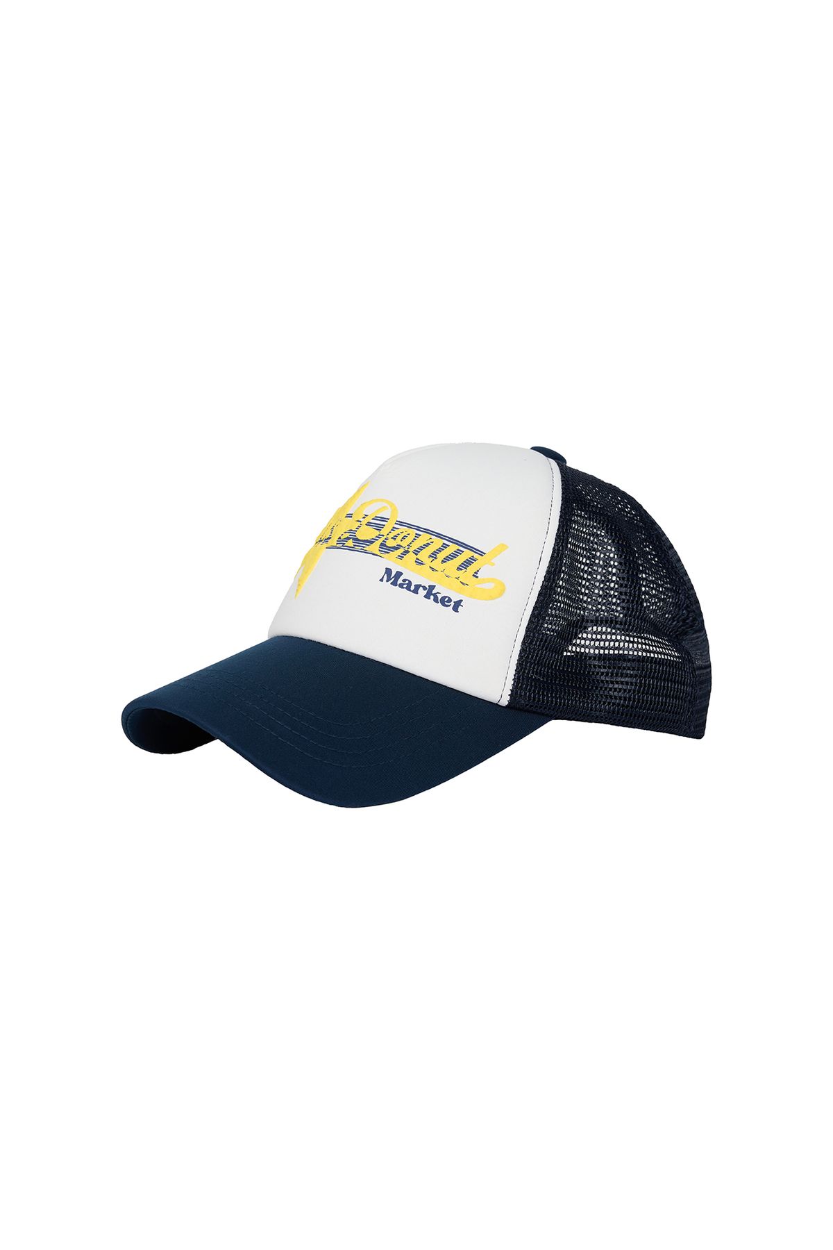 캑터스도넛마켓(CACTUSDONUTMARKET) Logo Star Mesh Ball Cap - Navy