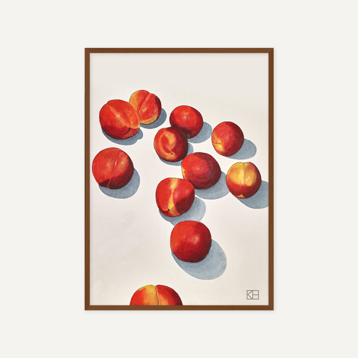그릿시즌(GREET SEASON) 카이 가데 한센 Peaches (50x70, 액자 포함)