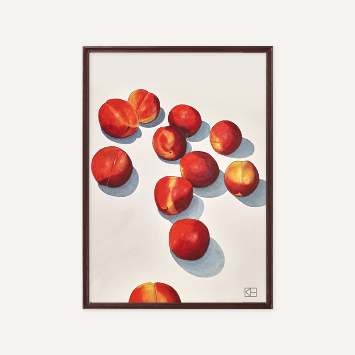 그릿시즌(GREET SEASON) 카이 가데 한센 Peaches (50x70, 액자 포함)