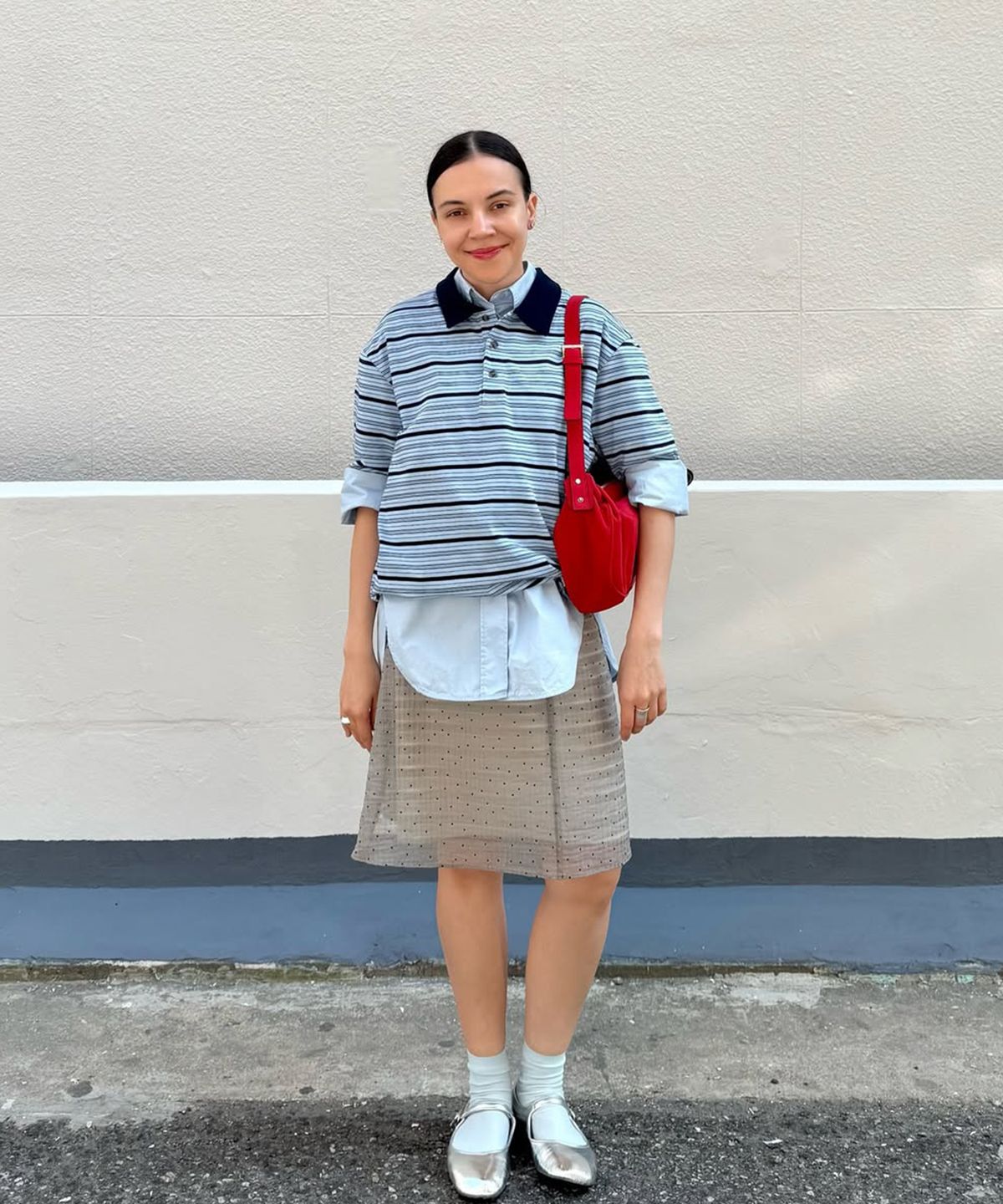 씨타(CITTA) Comfort Double Stripe Collar Polo T-shirt_CTT383(Sky Blue)