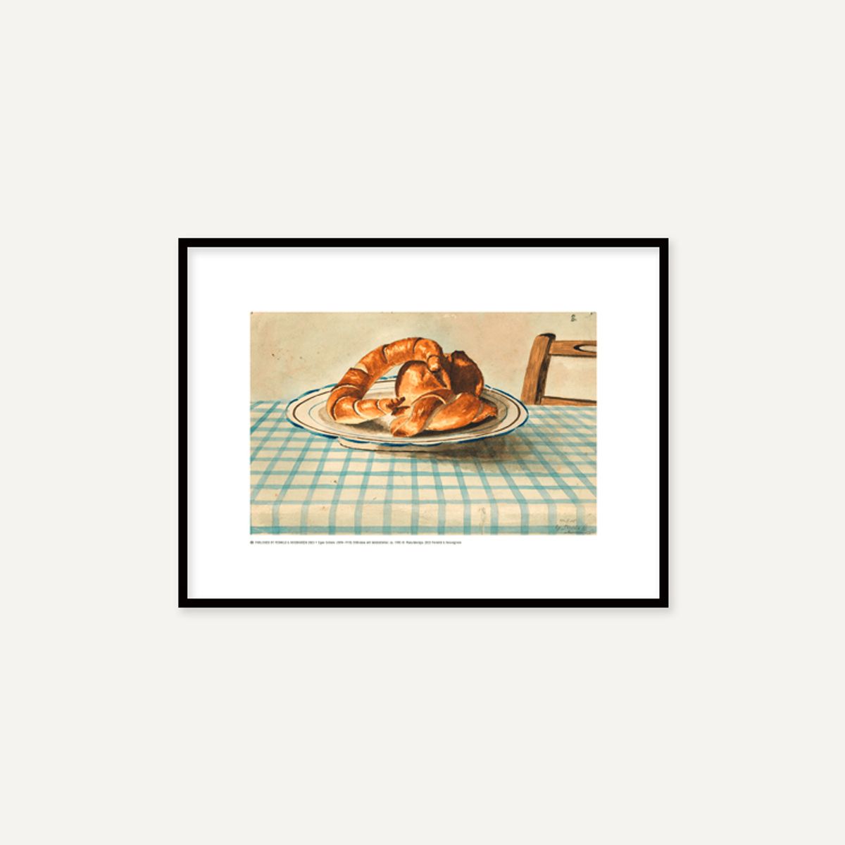 그릿시즌(GREET SEASON) 에곤 쉴레 / Croissant (액자 포함)