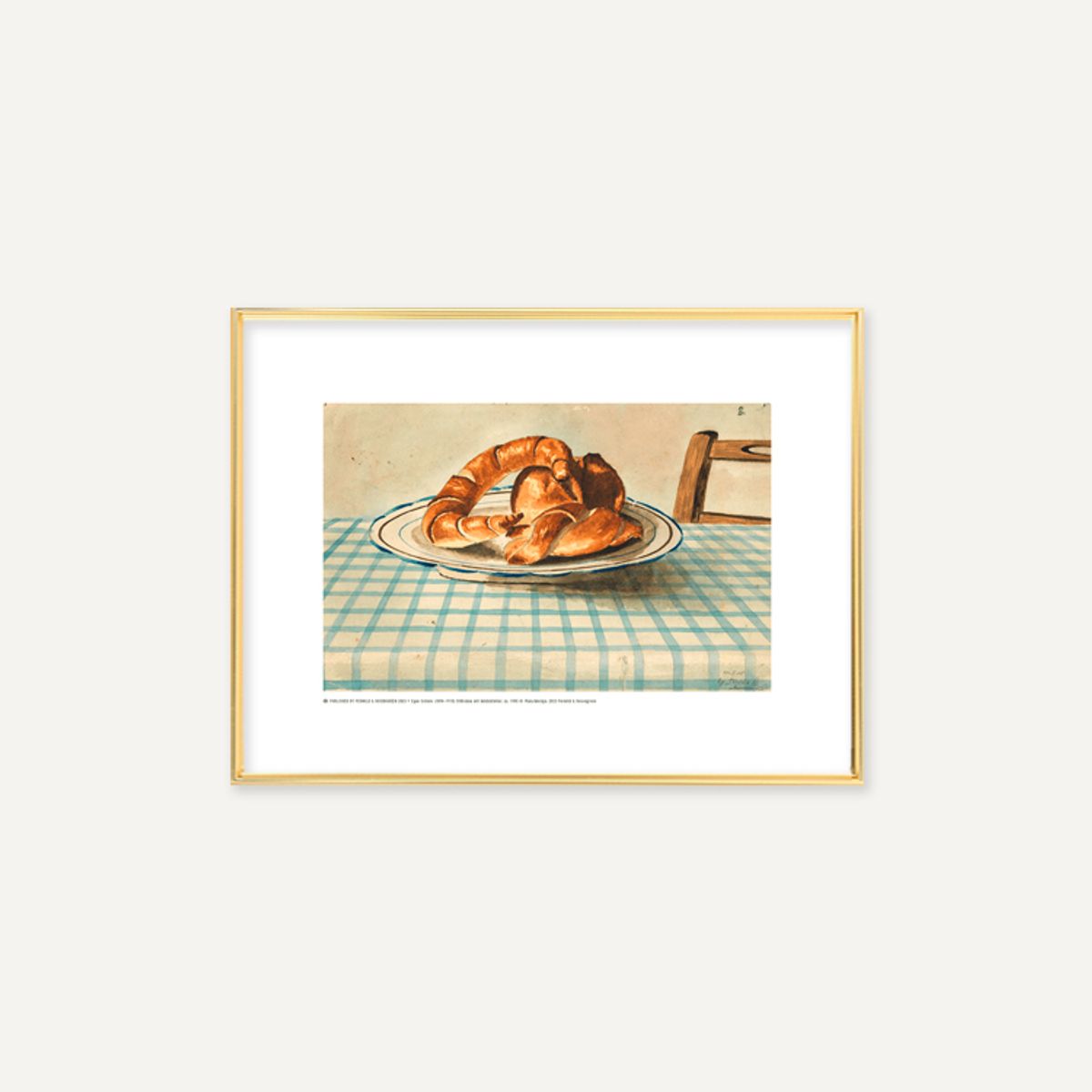 그릿시즌(GREET SEASON) 에곤 쉴레 / Croissant (액자 포함)