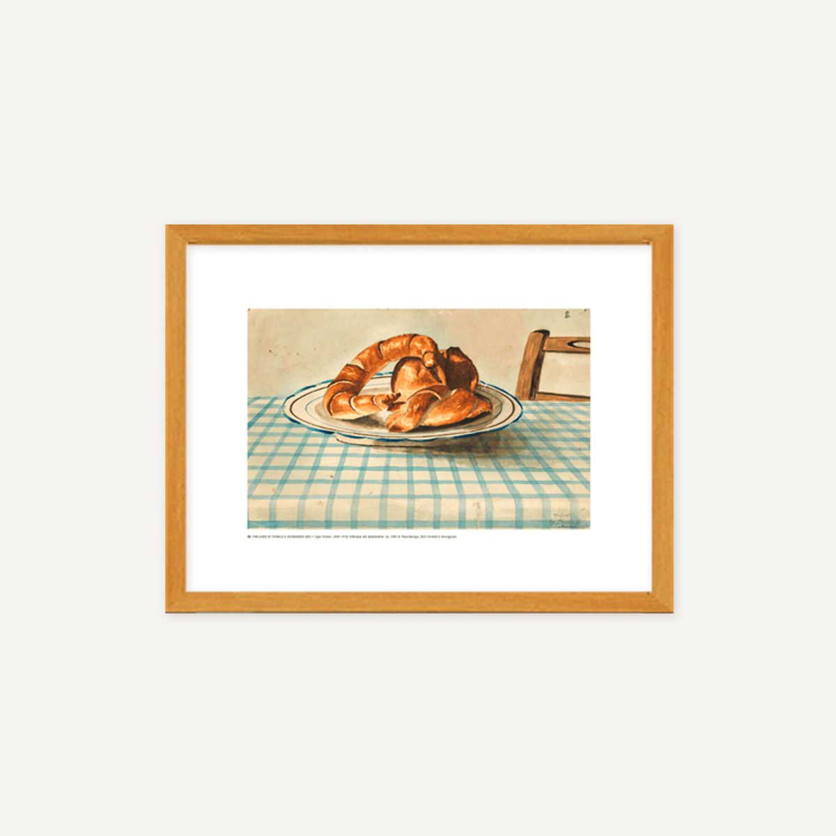 그릿시즌(GREET SEASON) 에곤 쉴레 / Croissant (액자 포함)