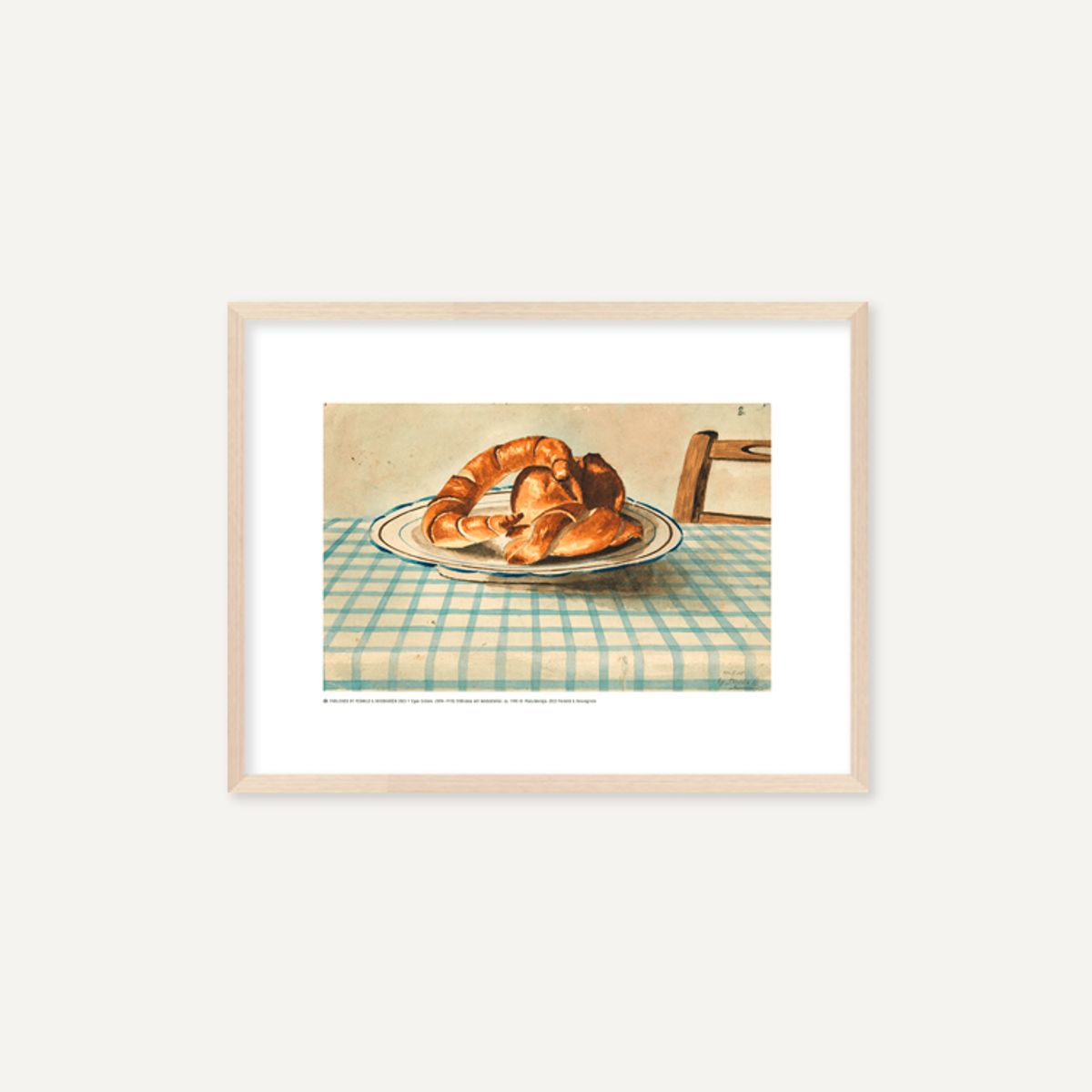 그릿시즌(GREET SEASON) 에곤 쉴레 / Croissant (액자 포함)