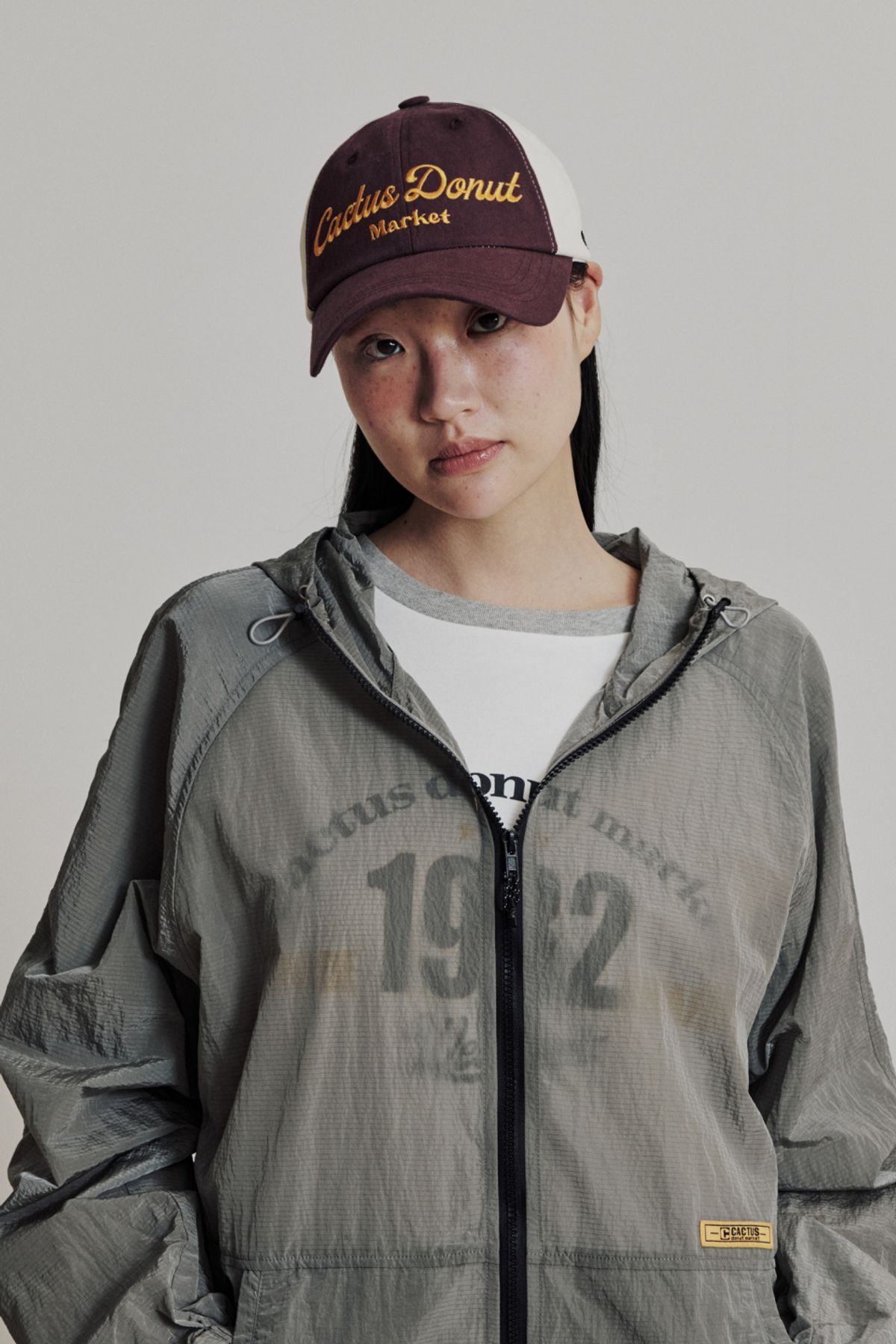 캑터스도넛마켓(CACTUSDONUTMARKET) CDM 887 Two Tone Ball Cap - Purple