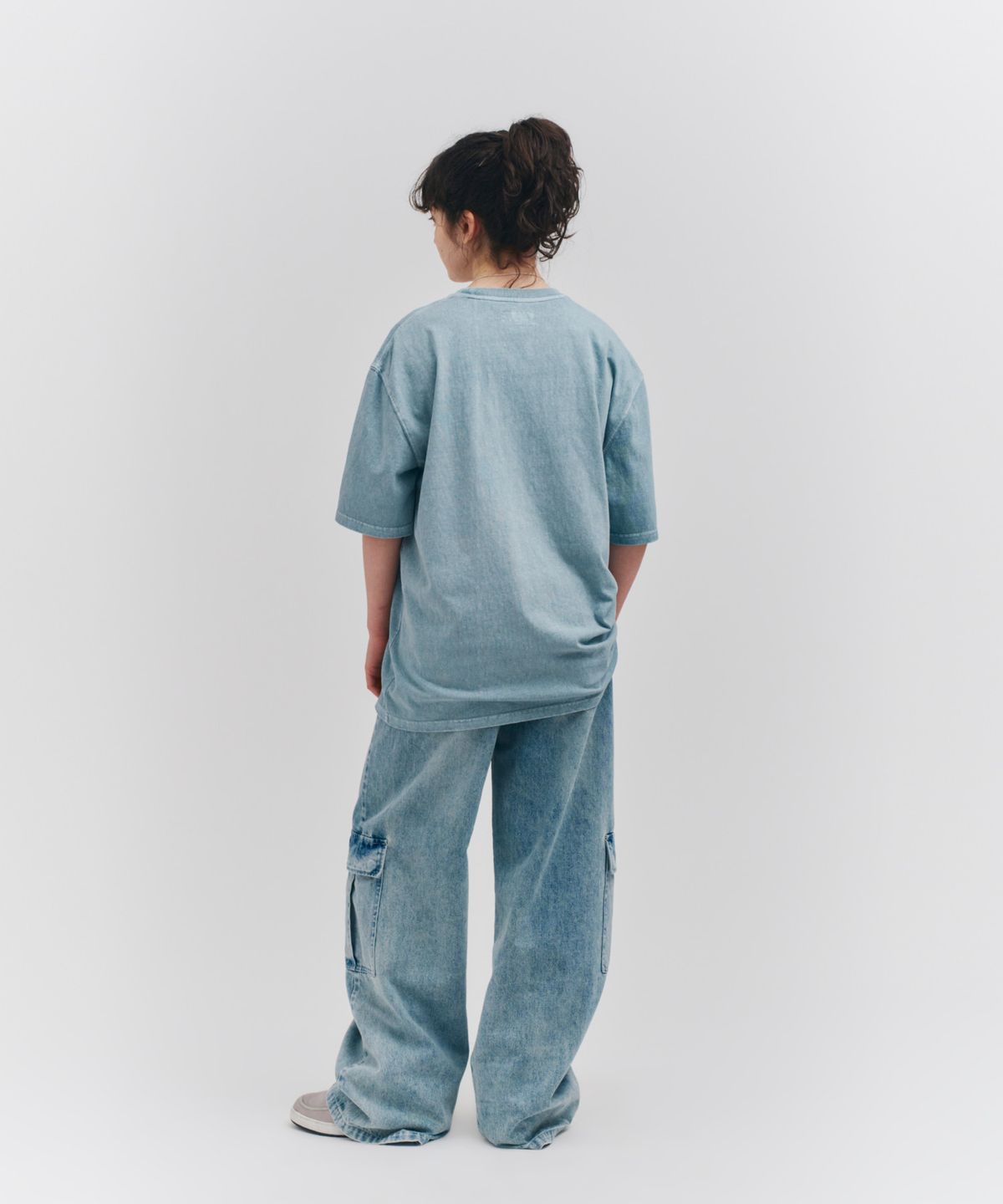피도디도(FIDO DIDO) FD Washed Cargo Pants Light Washed