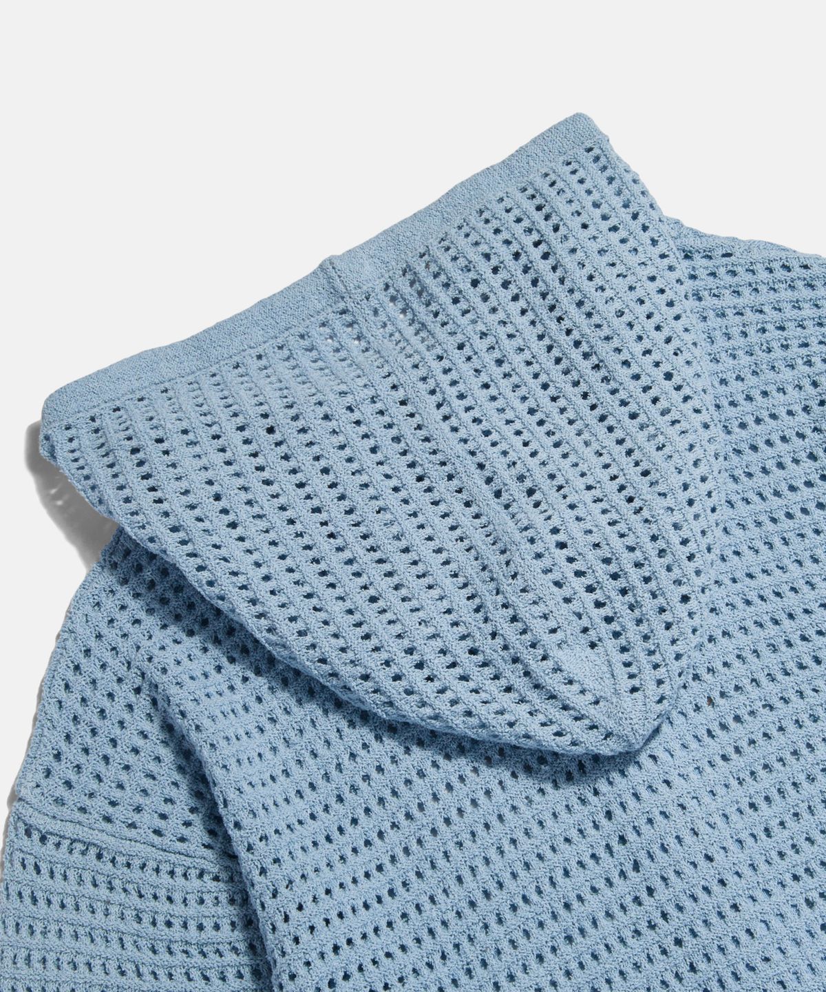 피도디도(FIDO DIDO) Net Knit Zip Hoodie Sky Blue