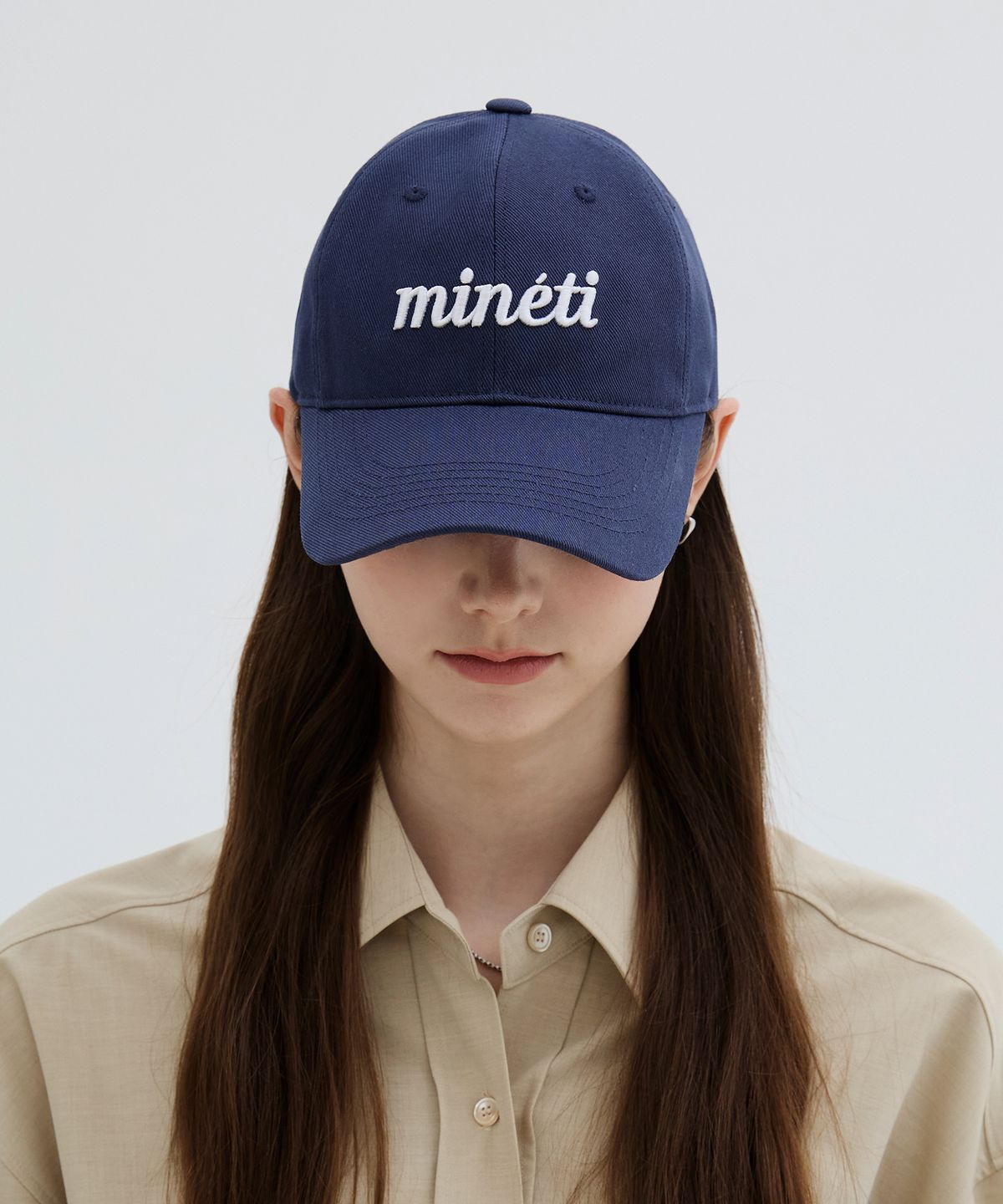 미네티(MINETI) 소두 코튼 레터링 볼캡 Y 10425 MT