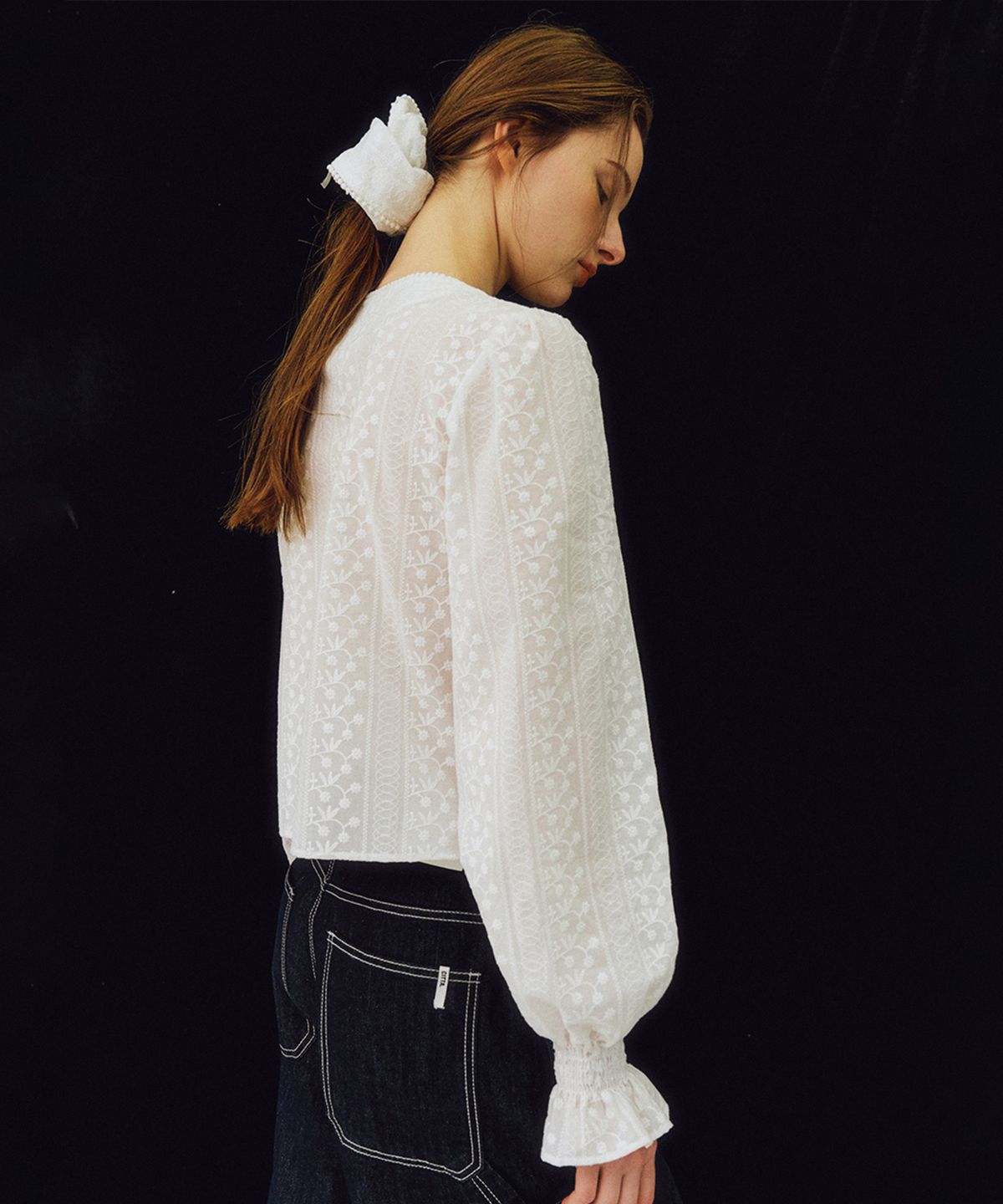 씨타(CITTA) Coachella Lace Blouse Cardigan_CTT373(White)