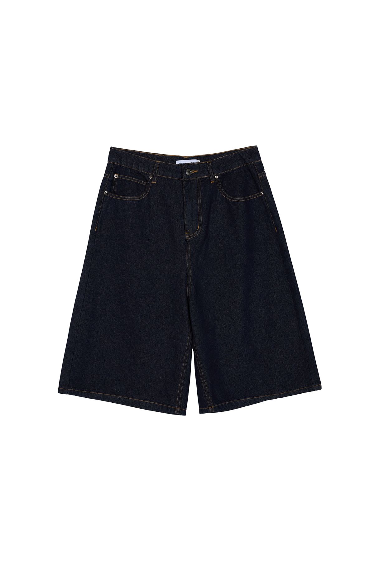 캑터스도넛마켓(CACTUSDONUTMARKET) Non-Fade Bermuda Denim Shorts - Blue