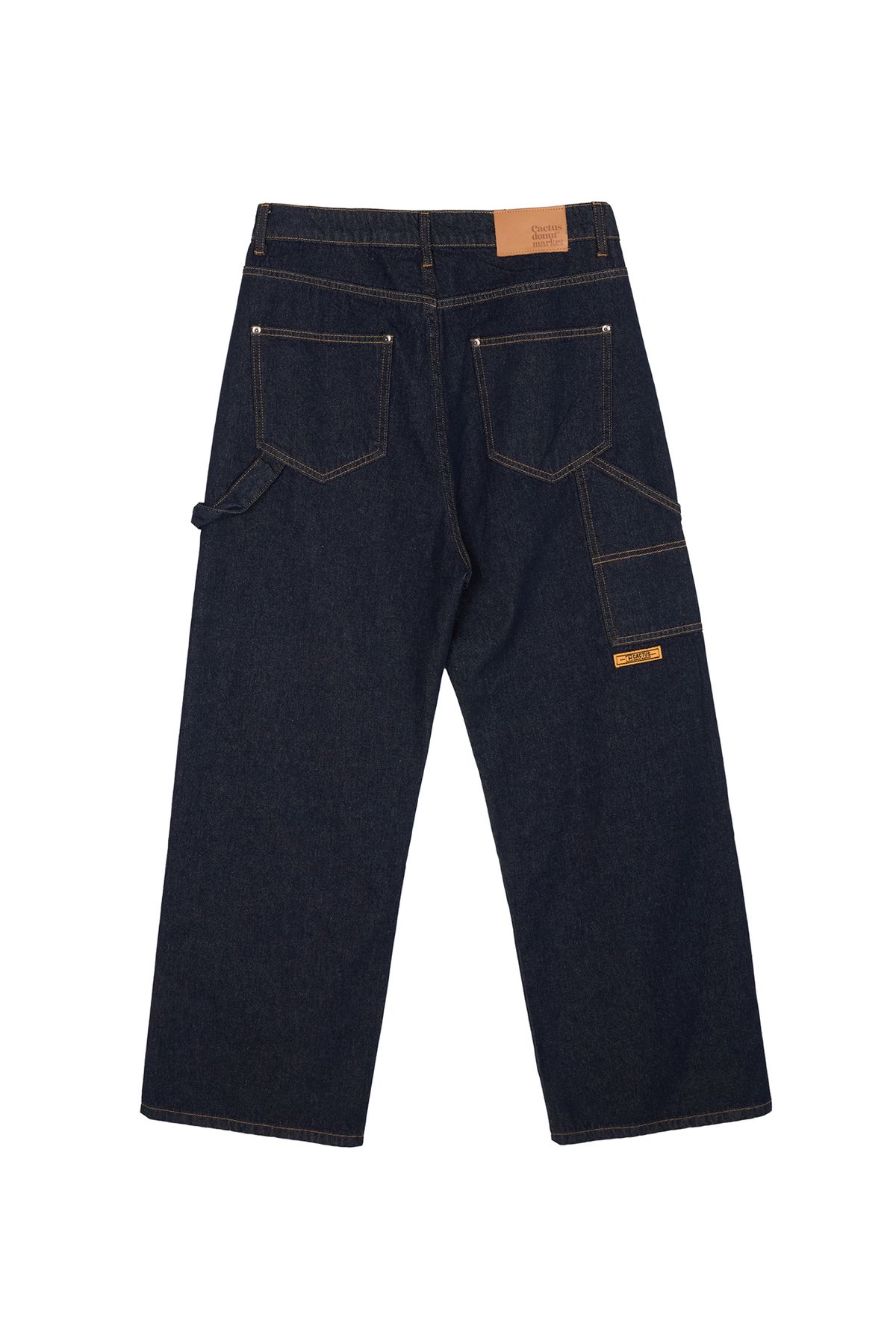 캑터스도넛마켓(CACTUSDONUTMARKET) Non-Fade Carpenter Denim Pants - Blue
