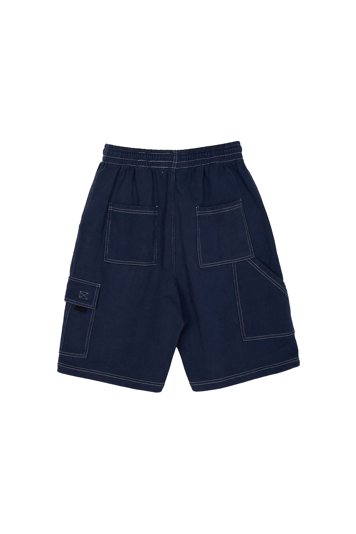 캑터스도넛마켓(CACTUSDONUTMARKET) Stitch Cargo Bermuda Shorts - Navy