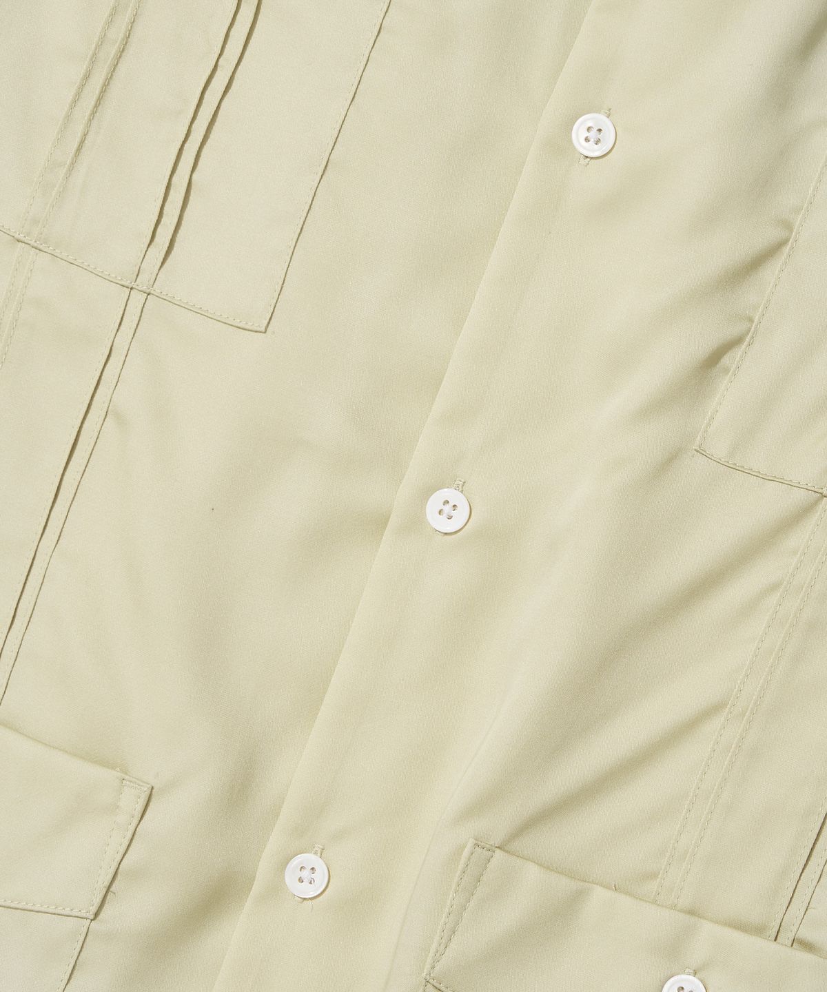 아웃스탠딩(OUTSTANDING) 4PK CUBAN COLLAR HALF SHIRT_LIGHT KHAKI