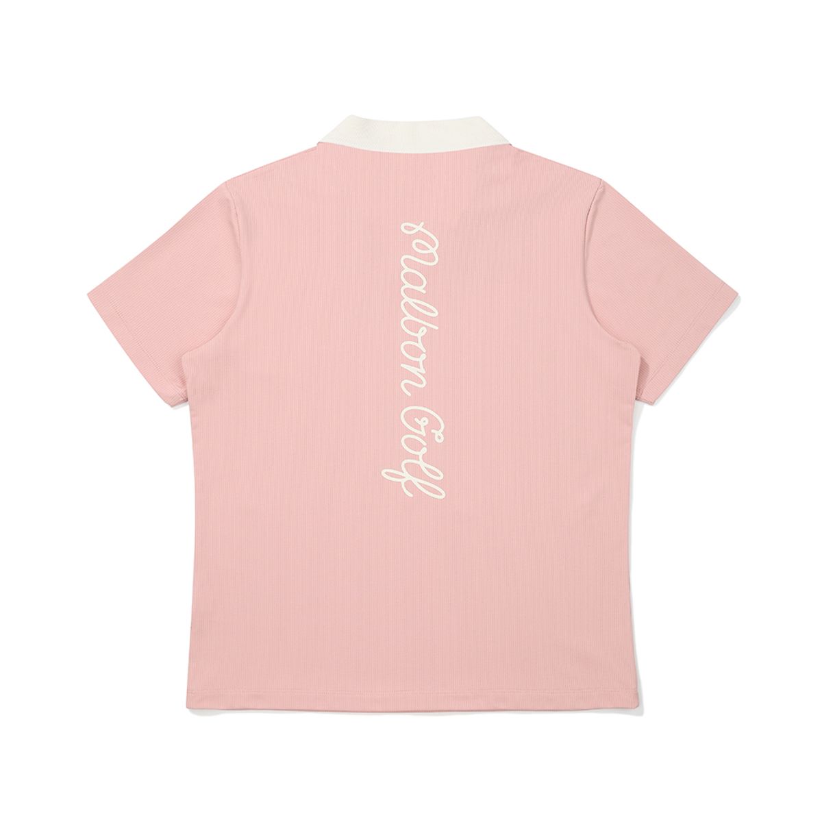 말본 골프(MALBON GOLF) 버킷 카라 티셔츠 PINK (WOMAN)