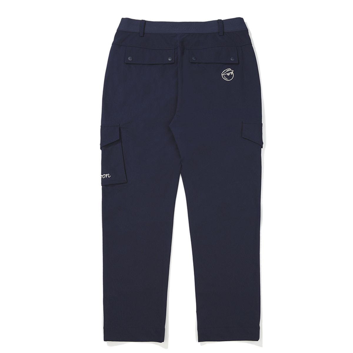 말본 골프(MALBON GOLF) 저지 9부 일자핏 팬츠 NAVY (WOMAN)