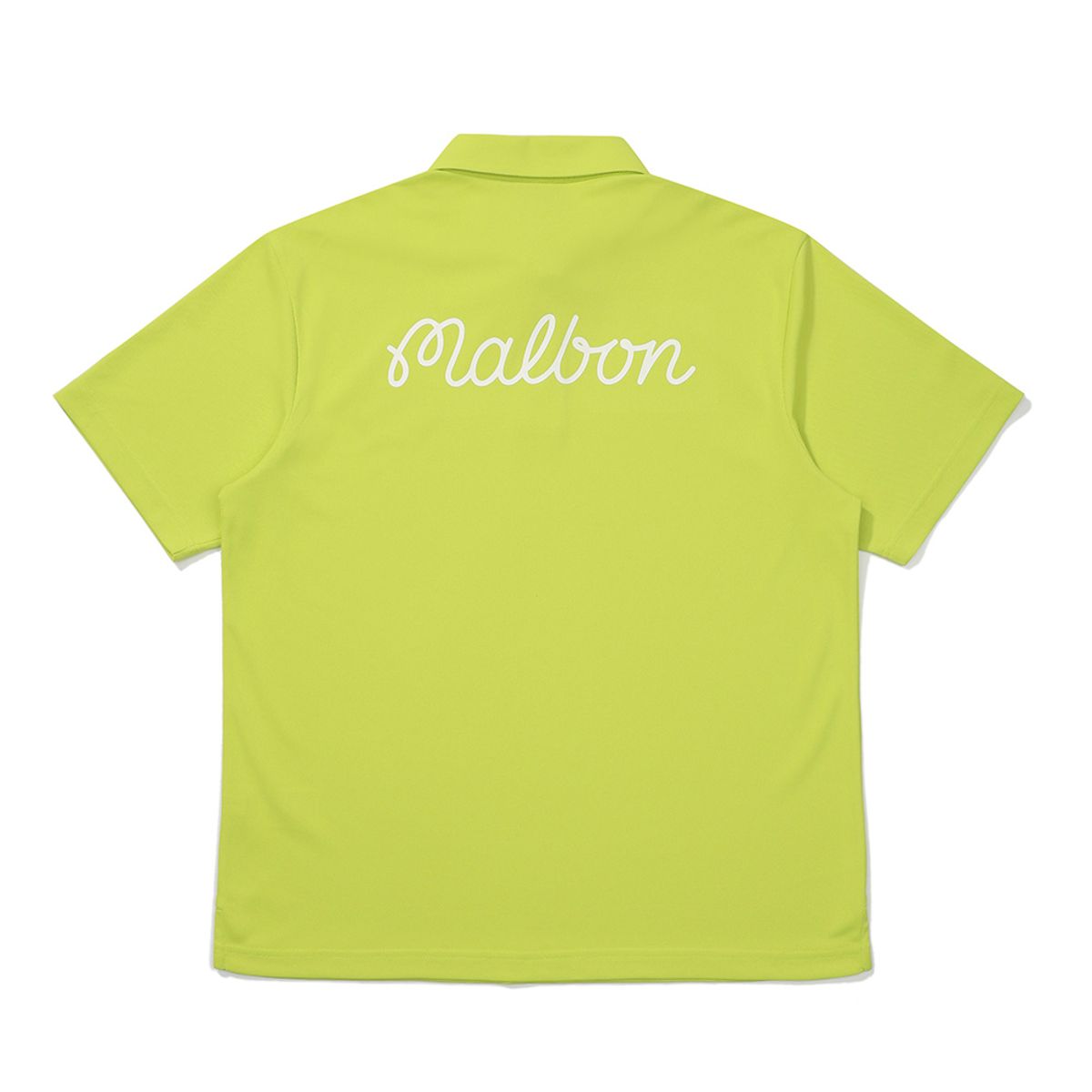 말본 골프(MALBON GOLF) 버킷 폴로 피케 티셔츠 LIME (MAN)