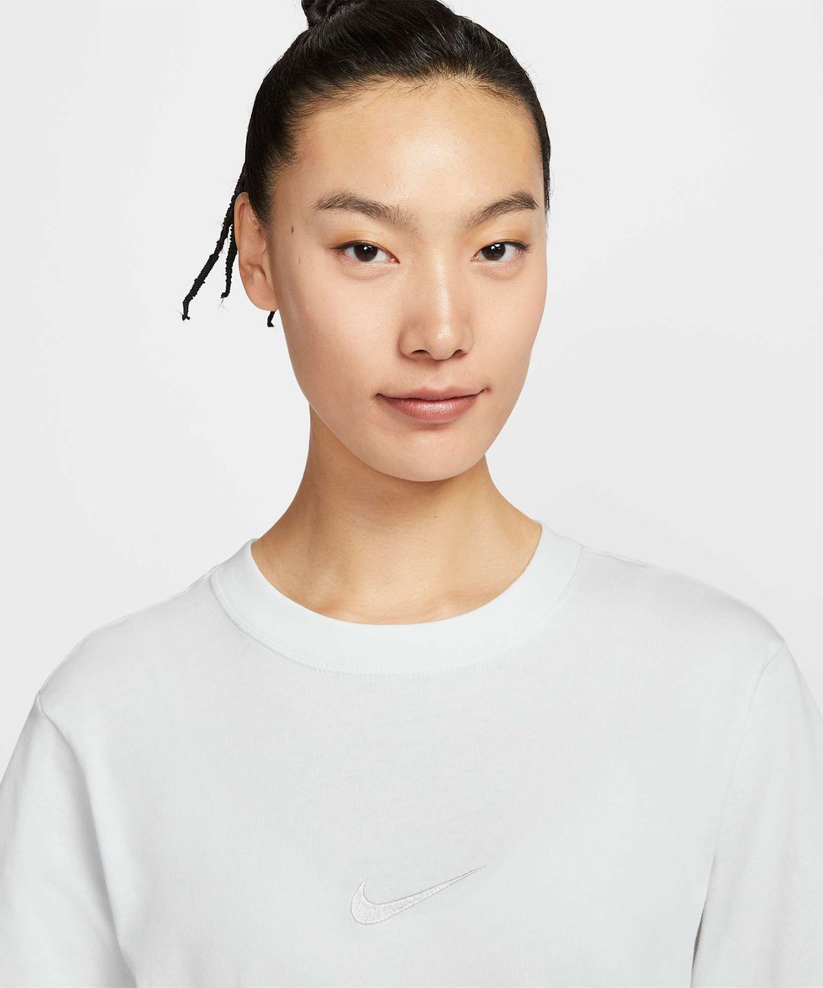 나이키(NIKE) 스포츠웨어 티셔츠 W - 서밋 화이트:배스트 그레이 / IB7920-121