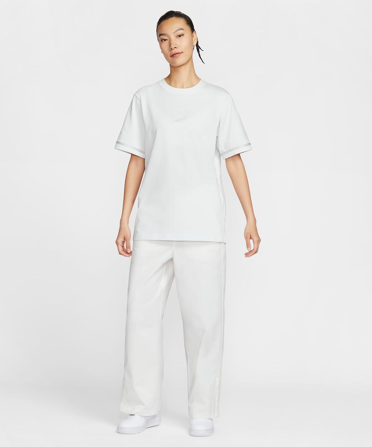 나이키(NIKE) 스포츠웨어 티셔츠 W - 서밋 화이트:배스트 그레이 / IB7920-121