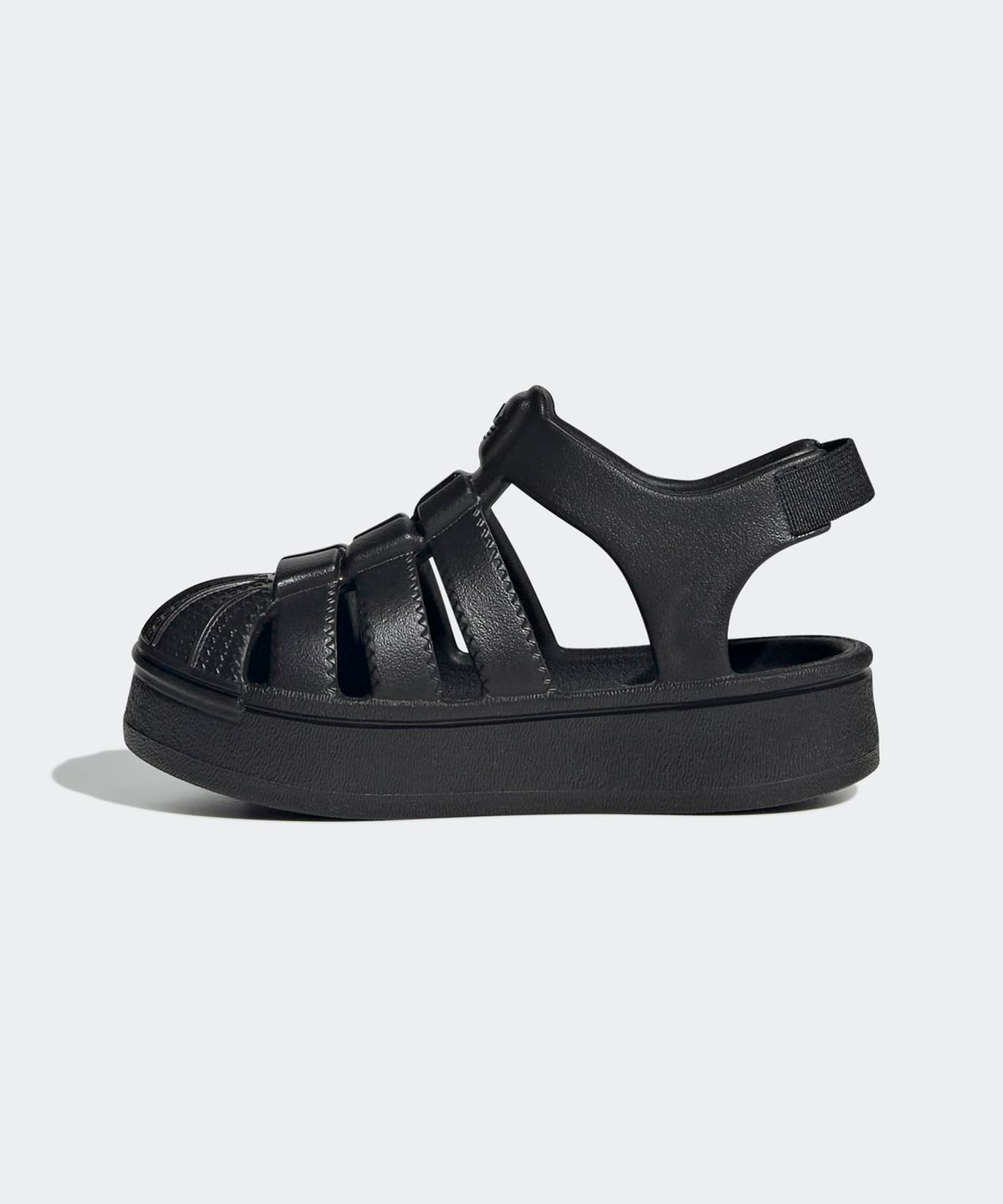아디다스 키즈(ADIDAS KIDS) 슈퍼스타 샌들 인펀트 - 블랙 / JS2845