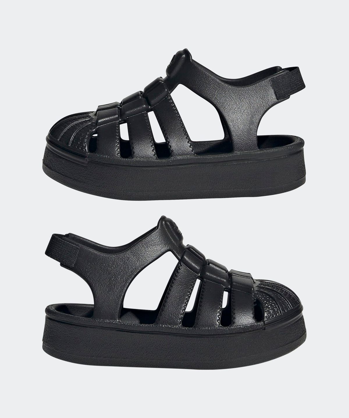 아디다스 키즈(ADIDAS KIDS) 슈퍼스타 샌들 인펀트 - 블랙 / JS2845