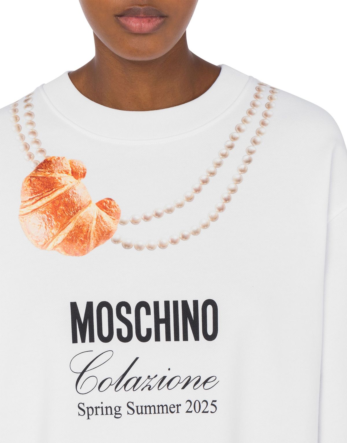 모스키노(MOSCHINO) 브렉퍼스트 코튼 스웻셔츠