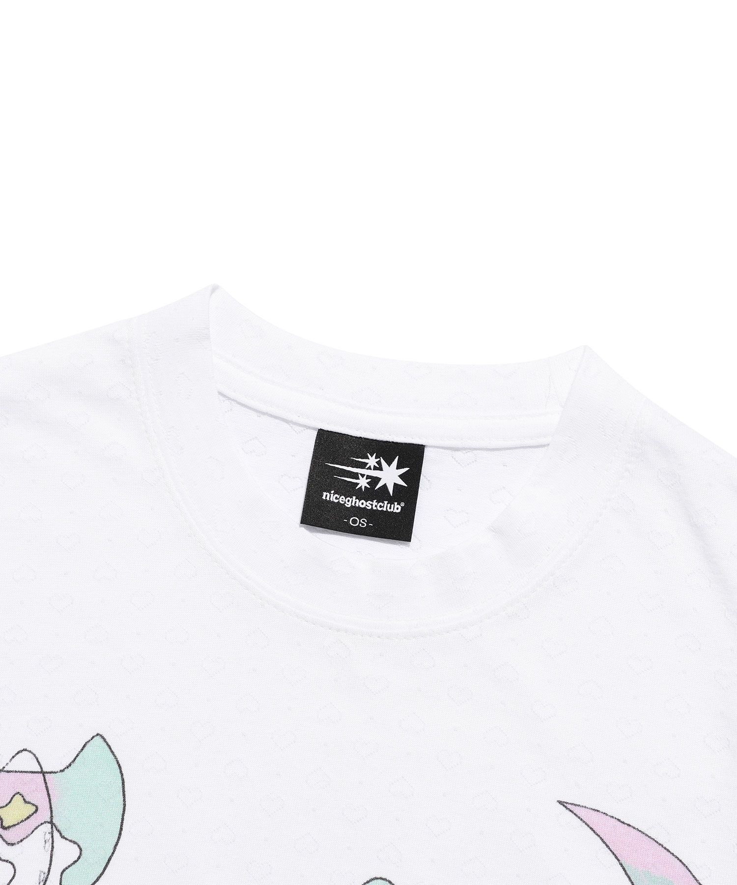 Tシャツ・カットソー [NICEGHOSTCLUB]MIMICHAN STARDUST FFOME TEE_WHITE(NG2FMFT59 MUSINSA | NICE GHOST CLUB MIMICHAN STARDUST FFOME TEE_WHITE