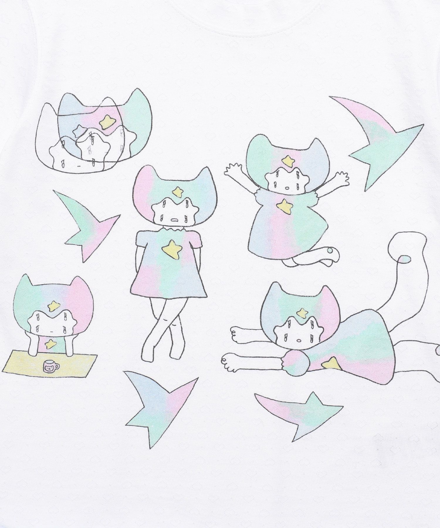 MUSINSA | NICE GHOST CLUB MIMICHAN STARDUST FFOME TEE_WHITE