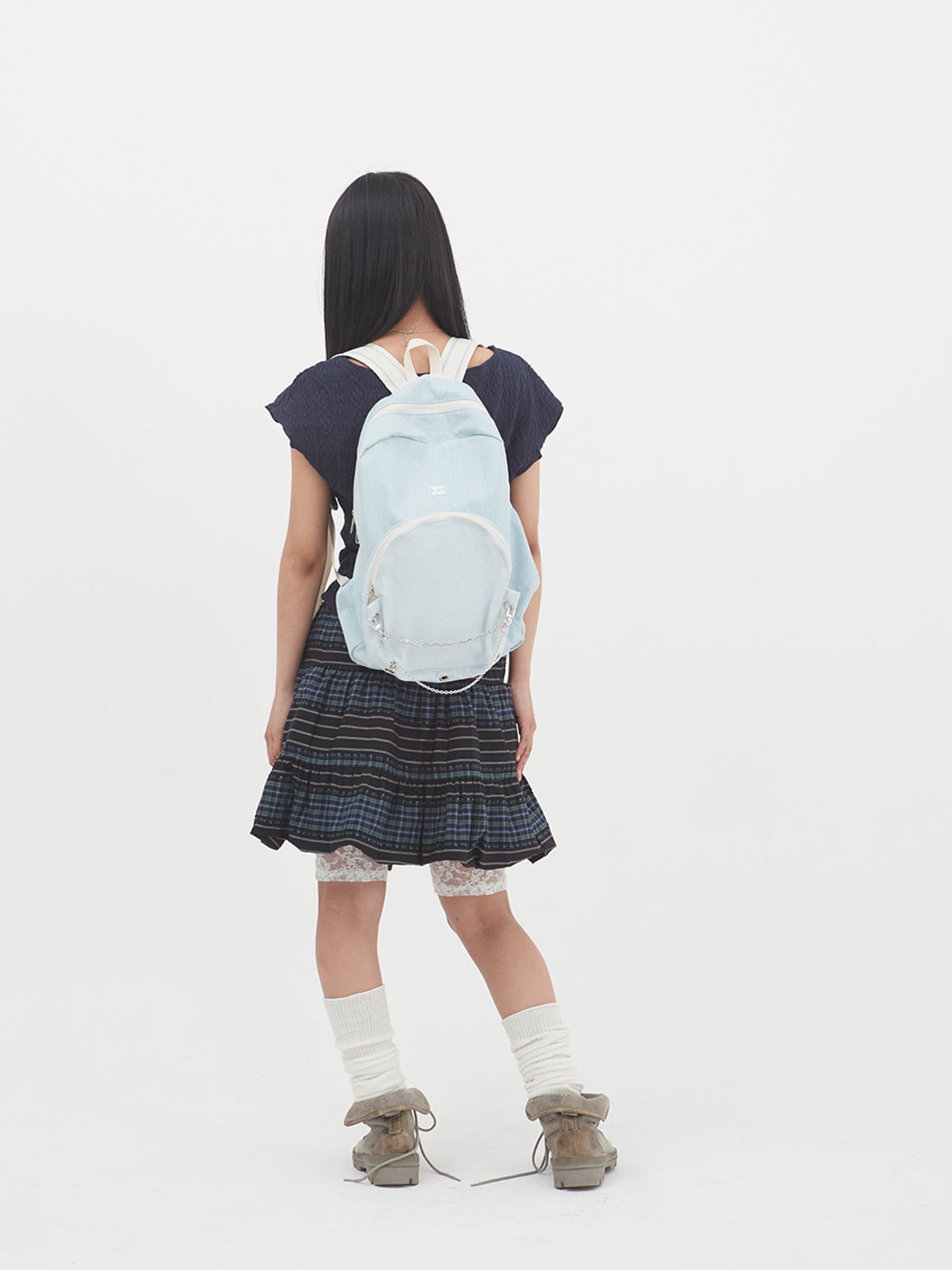 무음(MUWM) 네스트 백팩 Nest Backpack (Light Denim)