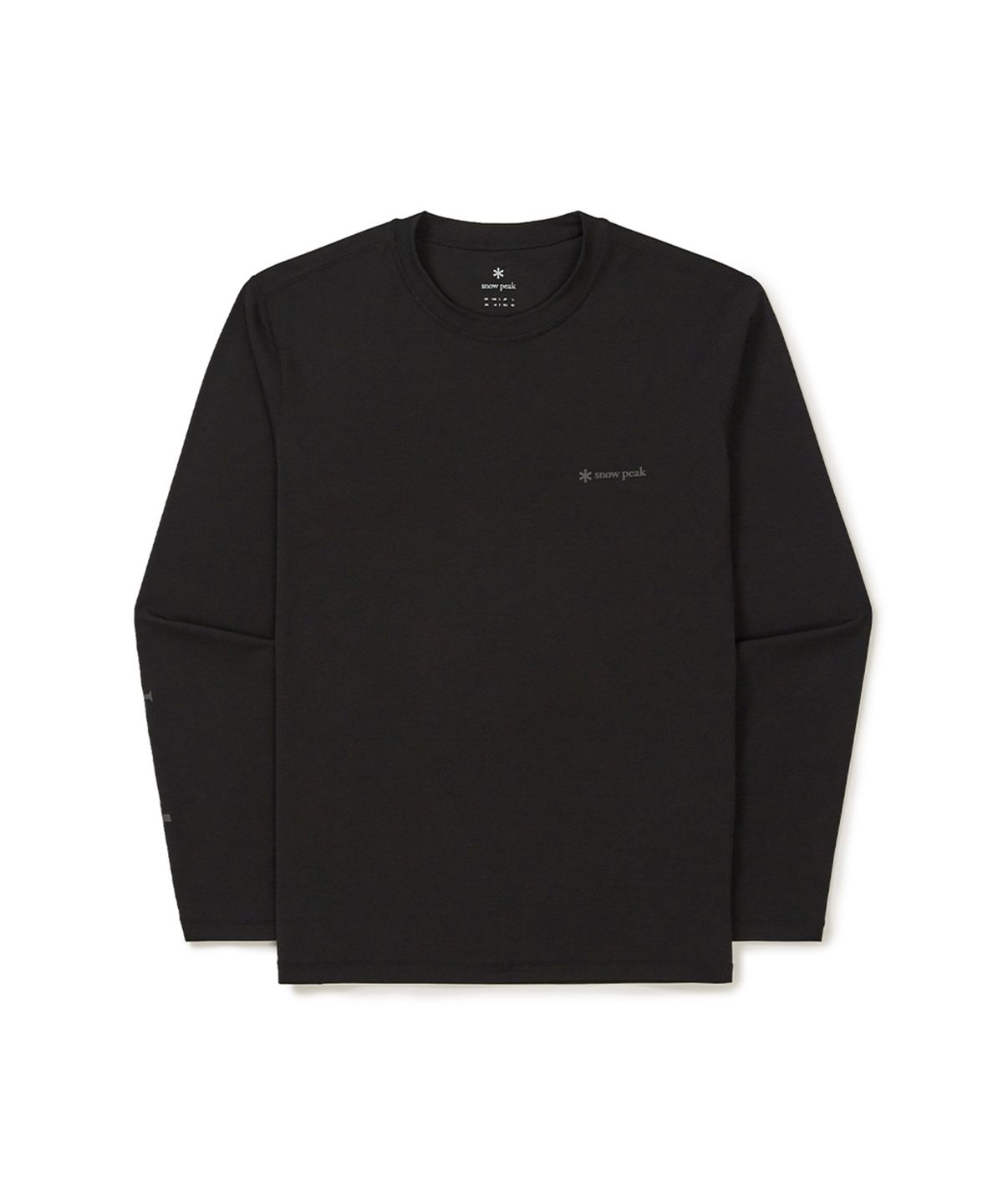 스노우피크 어패럴(SNOWPEAK APPAREL) 워터 베이직 래쉬가드 (S25MMWSW06) Black