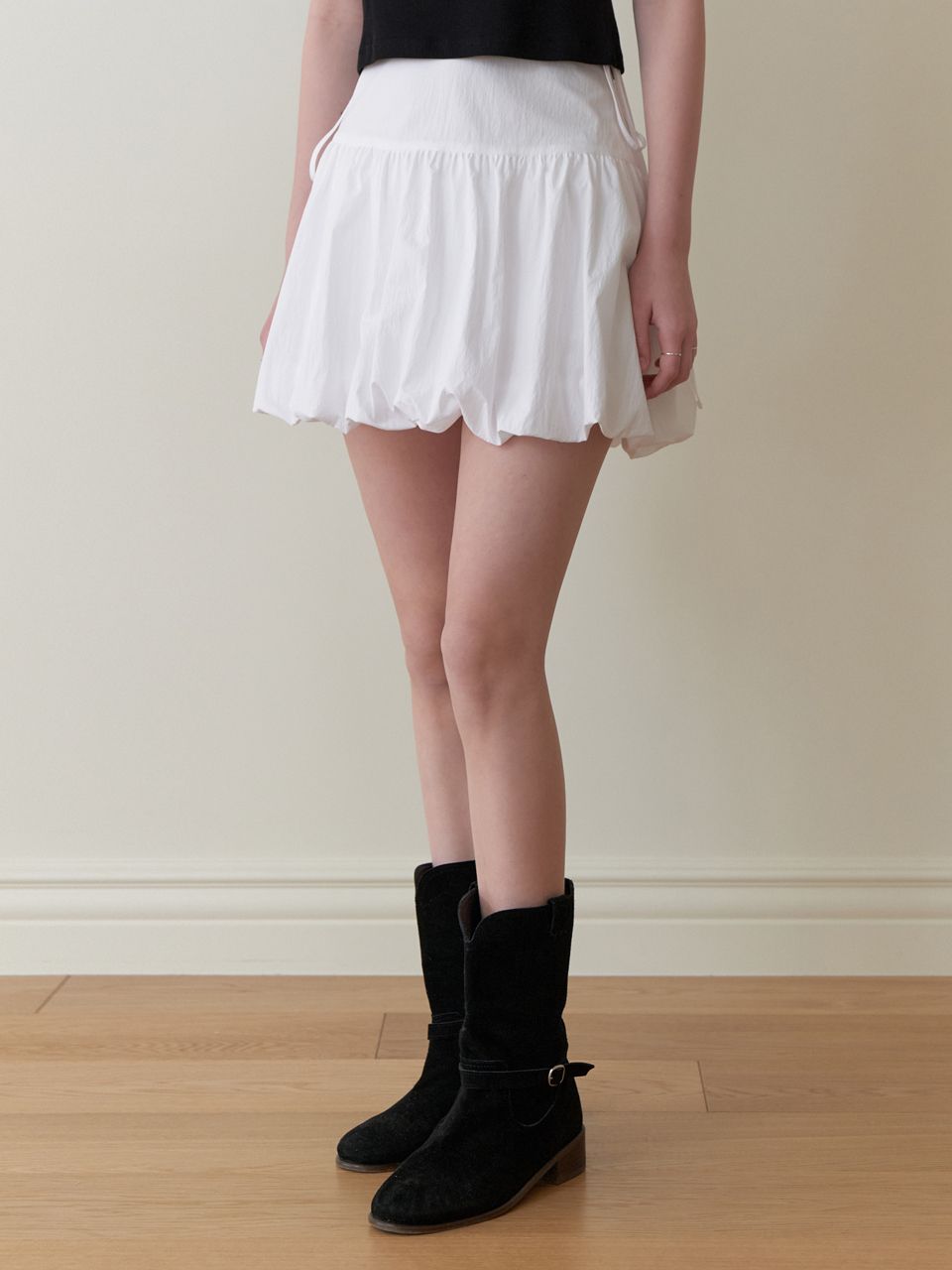 stina ♡ Dahlia white wrap skirt / short stina / Dahlia white wrap skirt / short