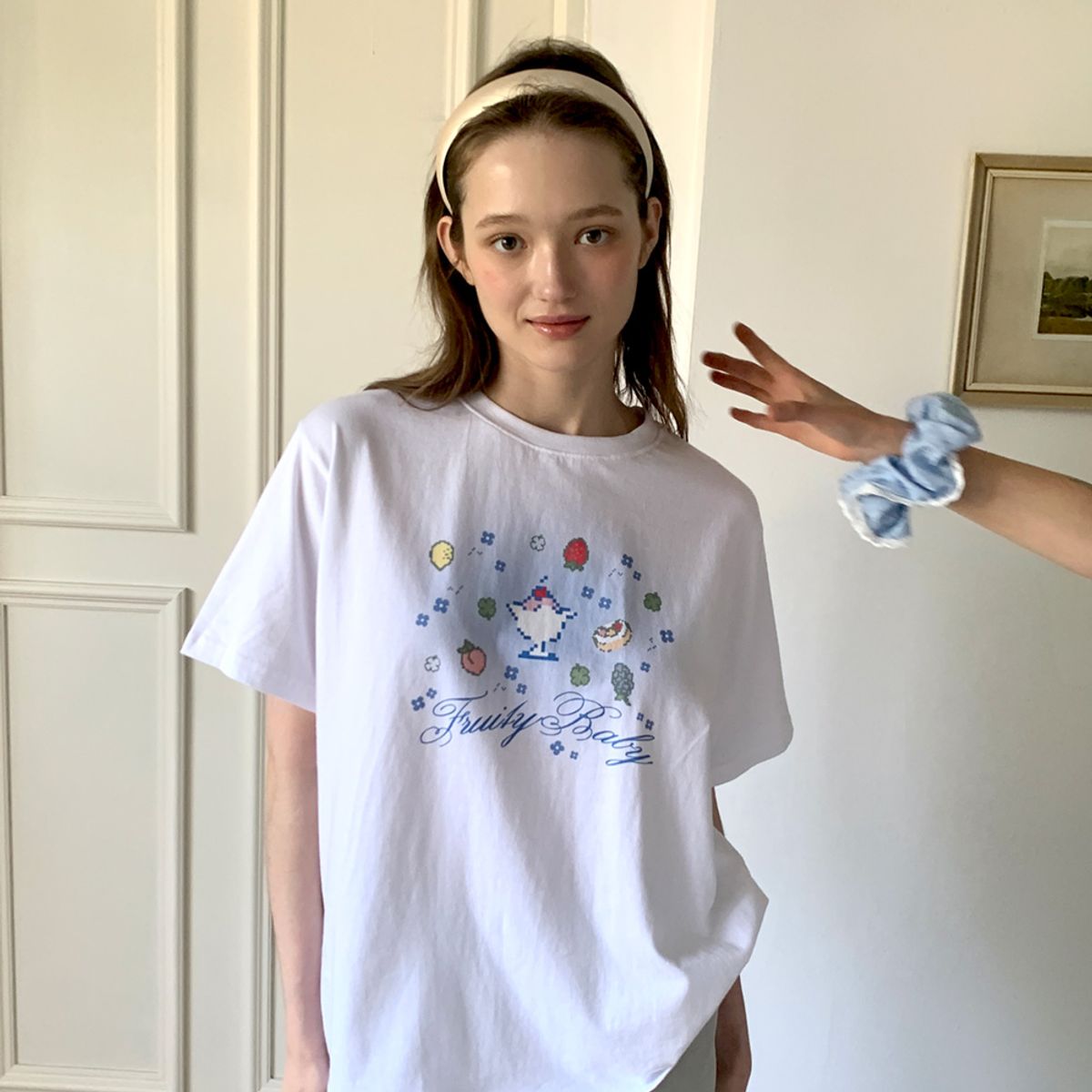 뮤즈무드(MUSEMOOD) Fruity Baby Tee (티셔츠)