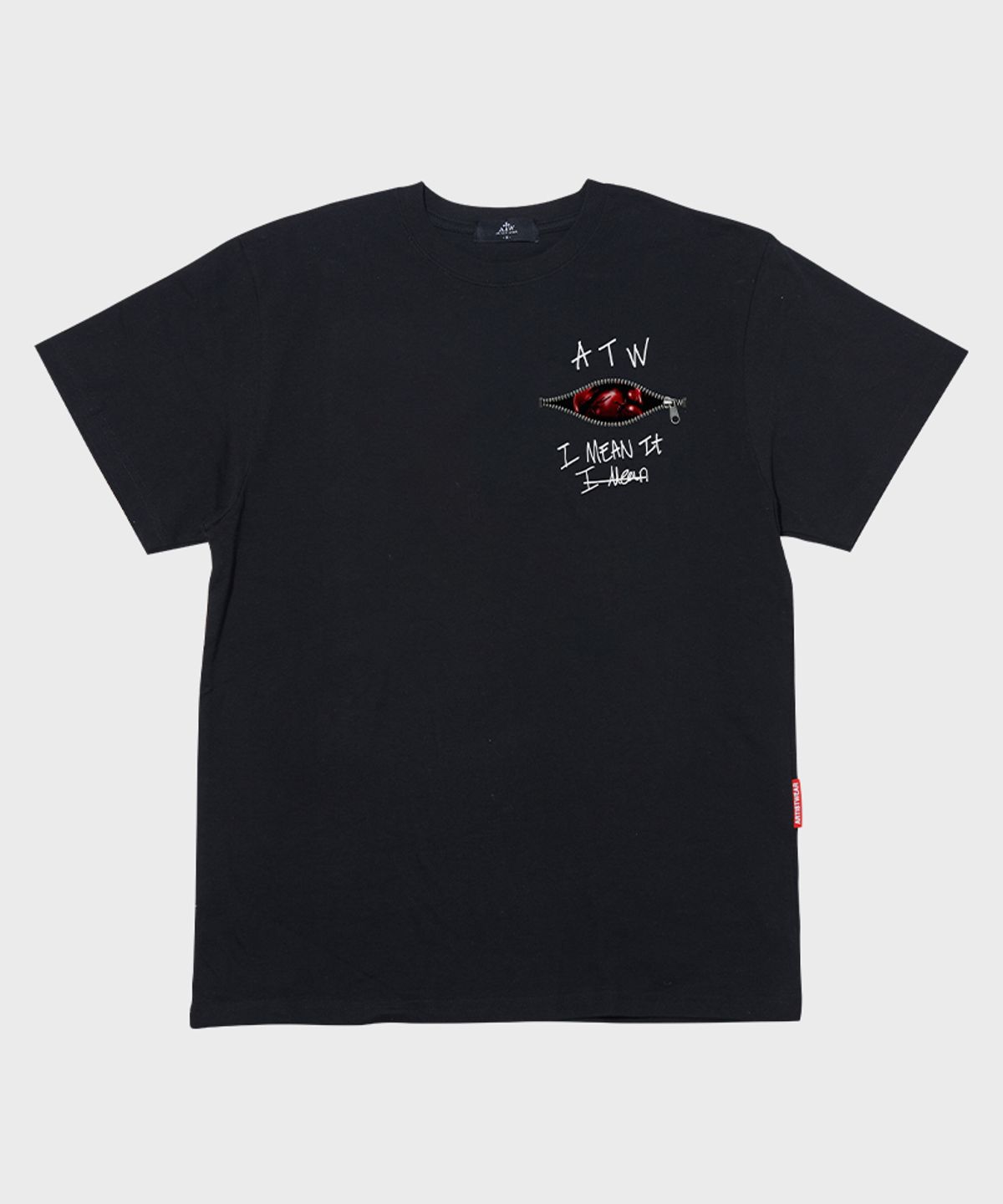 아티스트웨어(ARTISTWEAR) [ATW] 짚더라인 반팔티