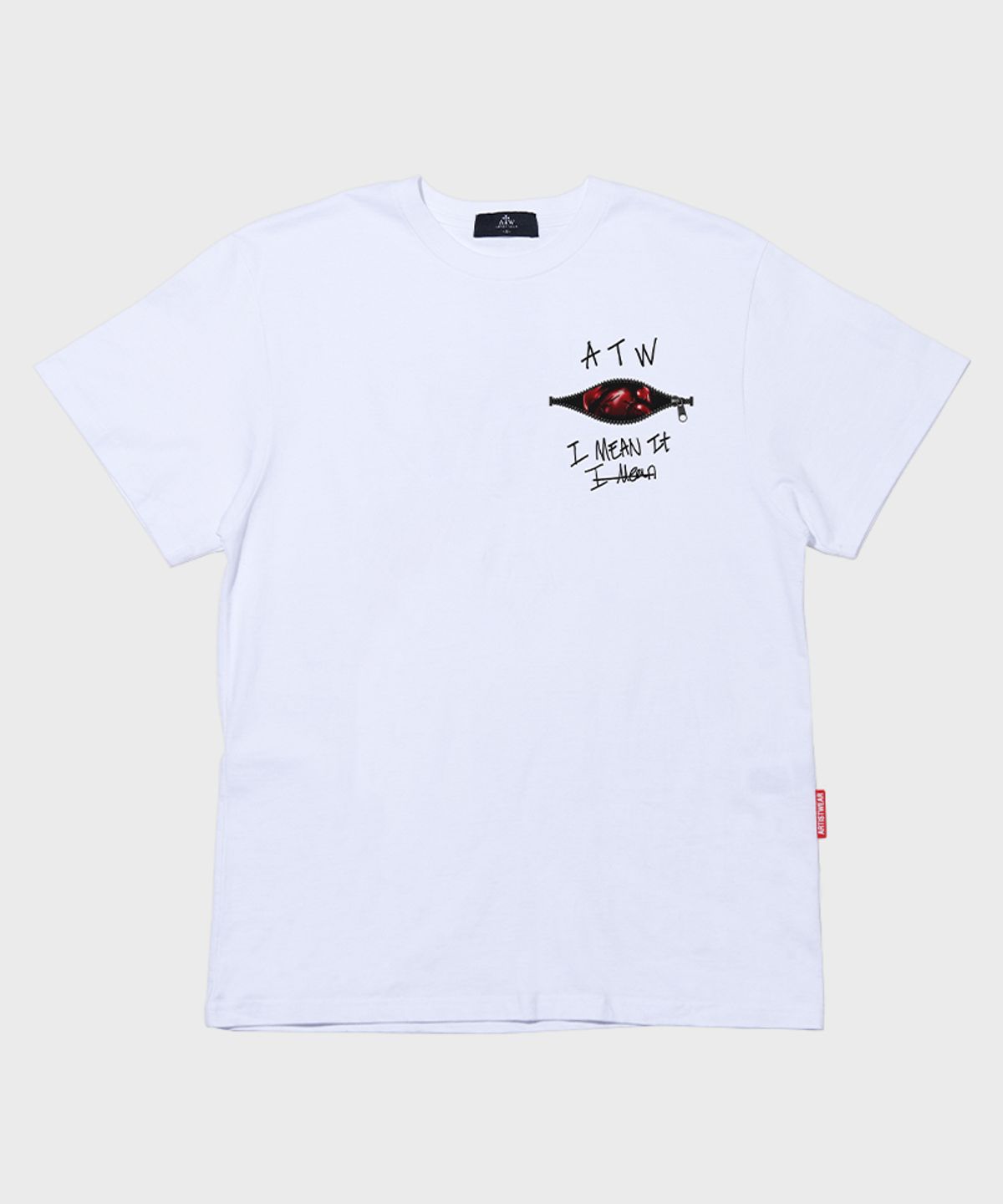 아티스트웨어(ARTISTWEAR) [ATW] 짚더라인 반팔티