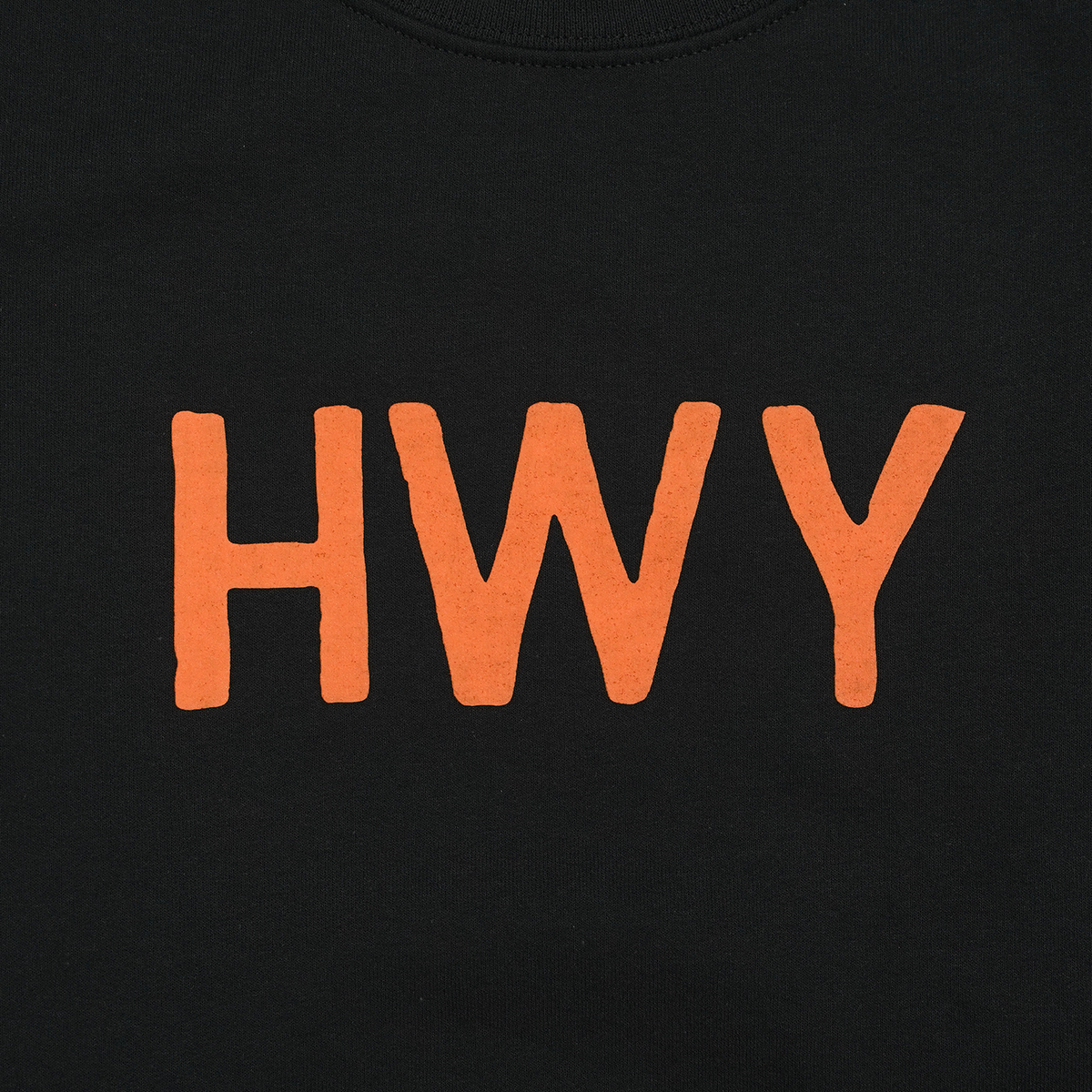 하이웨이(HWY) 호그 크루넥 맨투맨 블랙