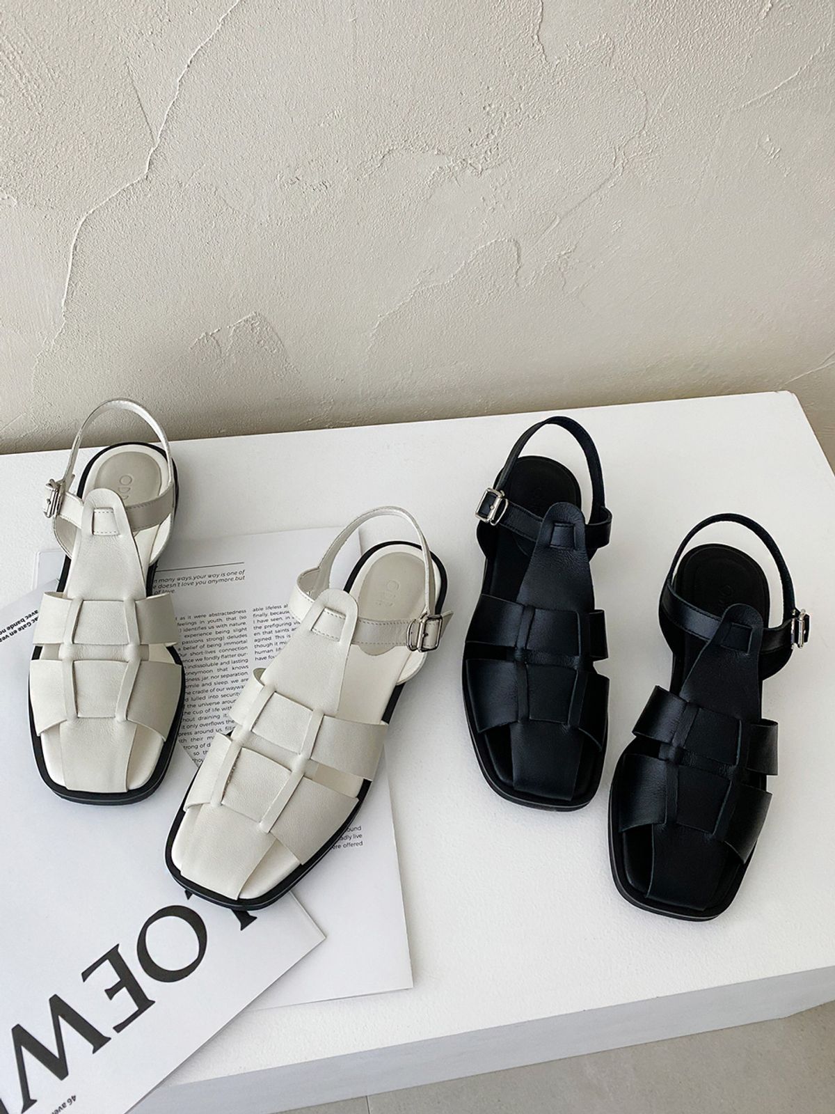 오드리(ODR) 글로르 샌들_2color 2cm ODRD24051
