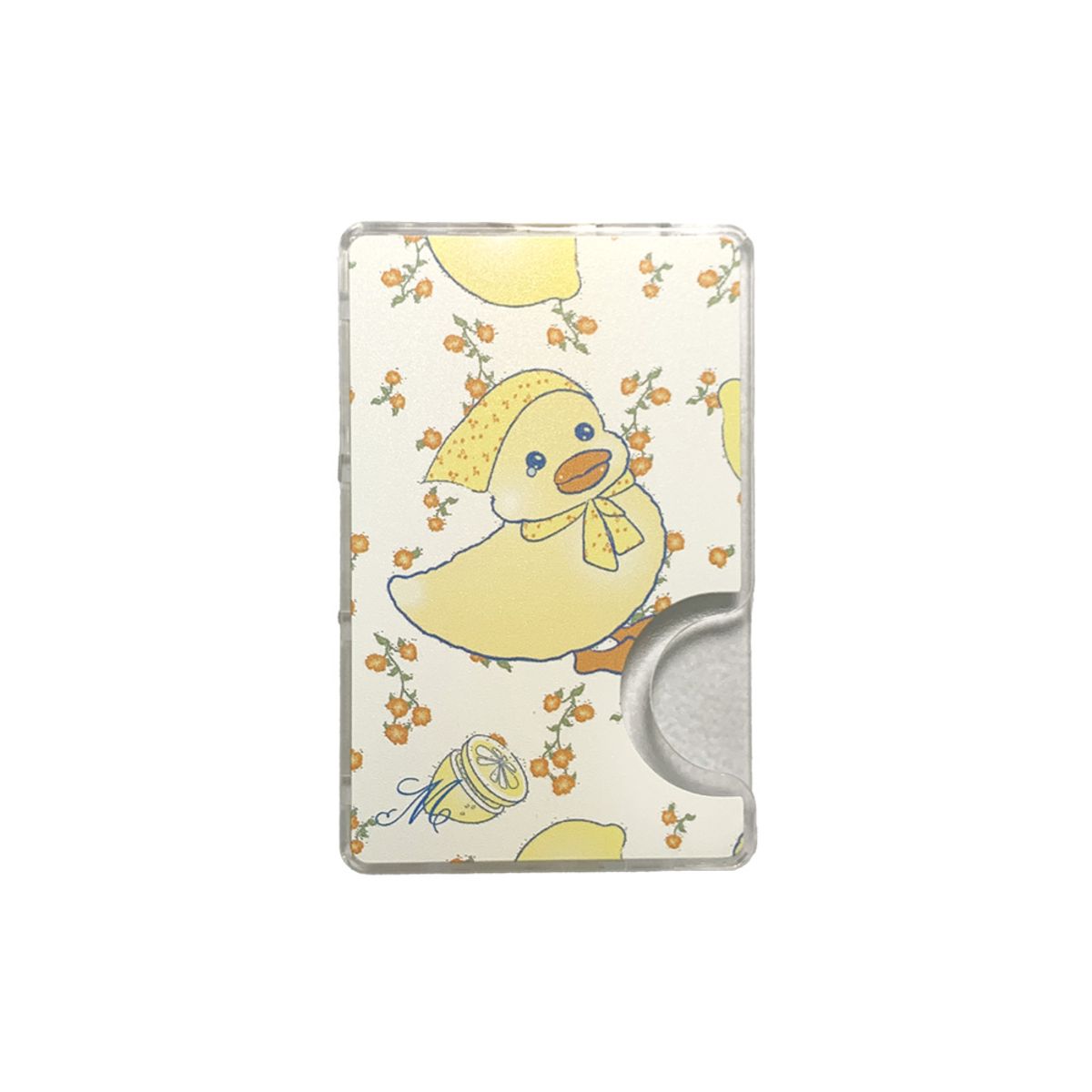 뮤즈무드(MUSEMOOD) lemon duck MagSafe card slot (맥세이프카드슬롯)