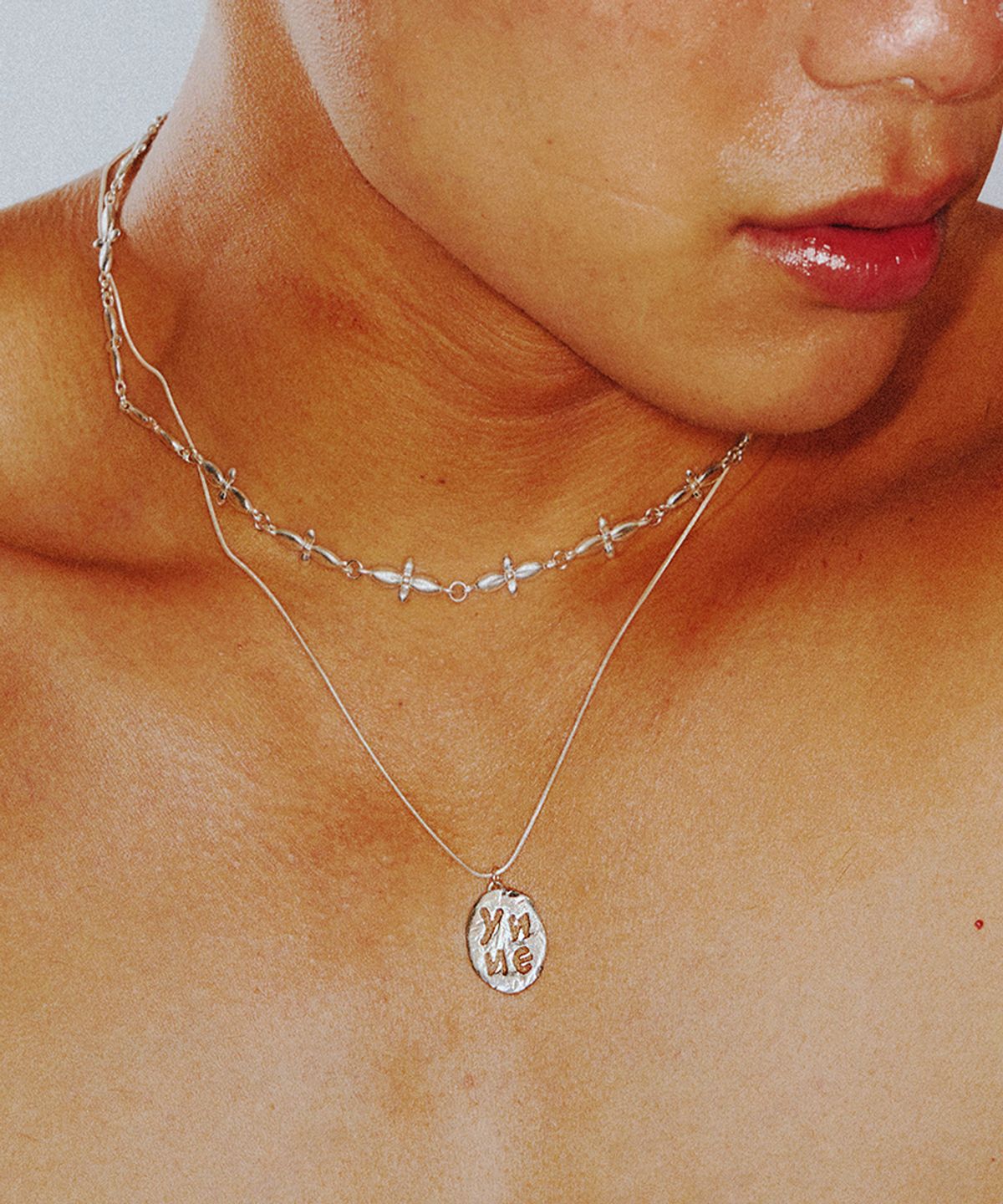 유네(YUNE) Yune Textured Necklace_[Silver925]
