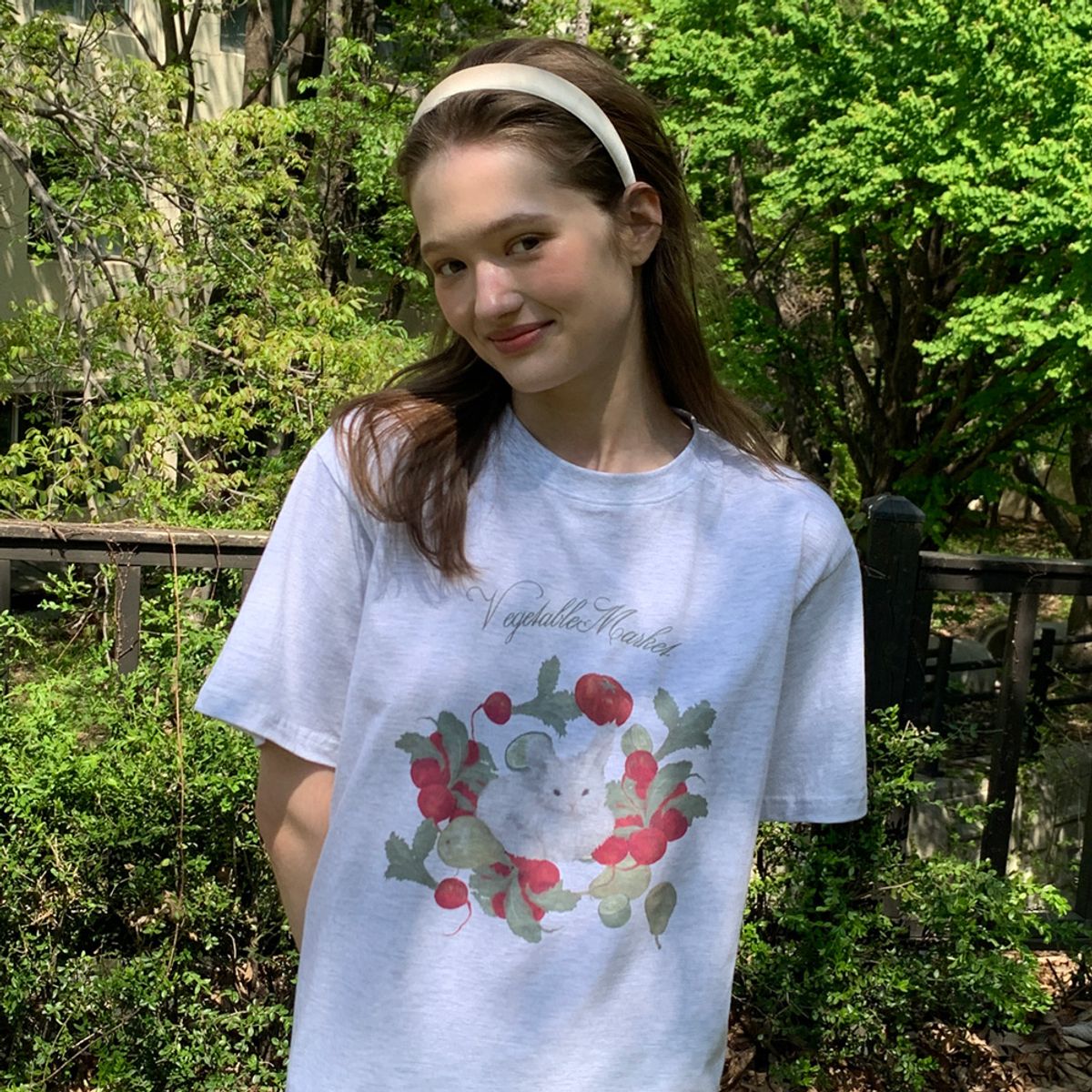 뮤즈무드(MUSEMOOD) vegetable market Tee (티셔츠)