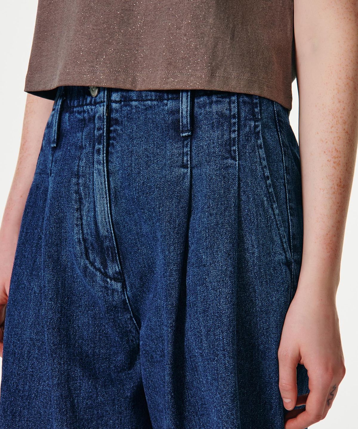 커렌트(CURRENT) BERMUDA DENIM SHORTS [BLUE]