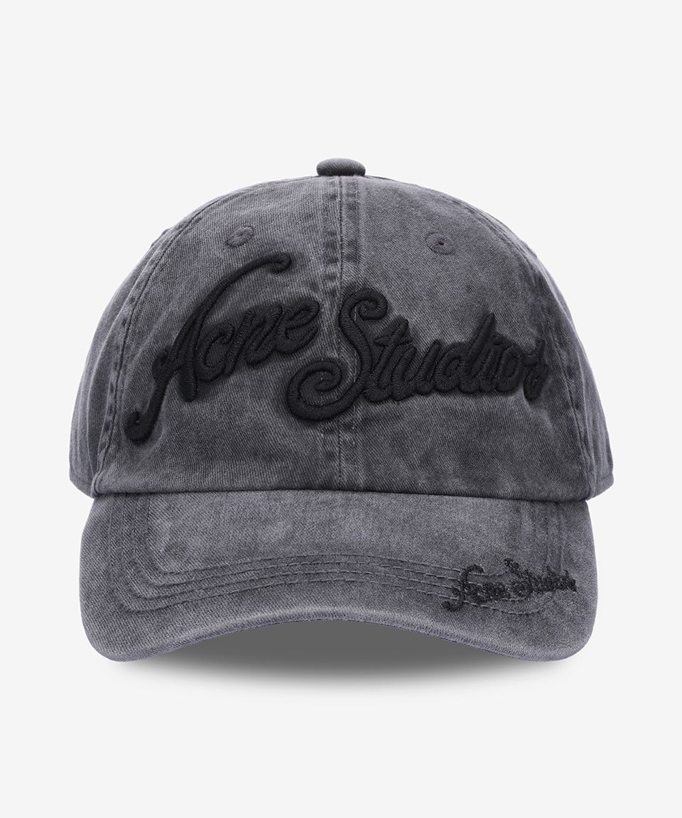 MUSINSA公式 | ACNE STUDIOS ロゴキャップ - フェイディングブラック