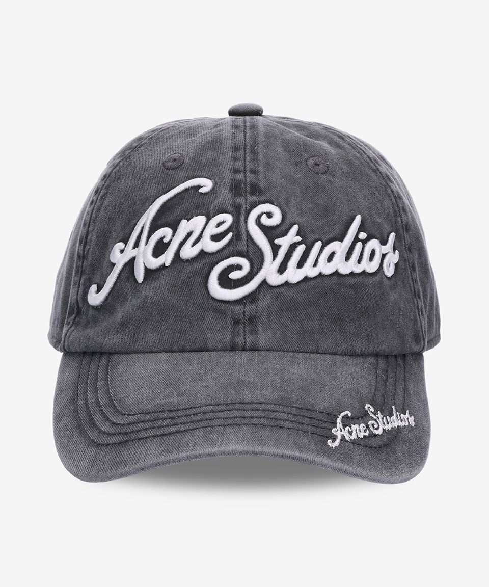 MUSINSA公式 | ACNE STUDIOS ロゴボールキャップ - ブラック / C40398900
