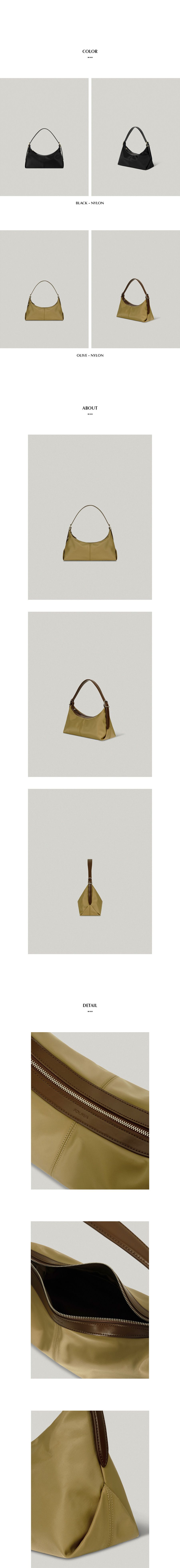 MUSINSA公式 | FOLNUA MINI BATEAU BAG - NYLON [2COLOR]