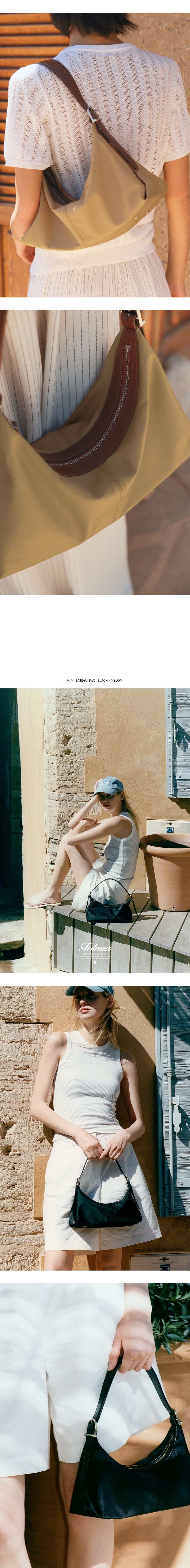 MUSINSA公式 | FOLNUA MINI BATEAU BAG - NYLON [2COLOR]