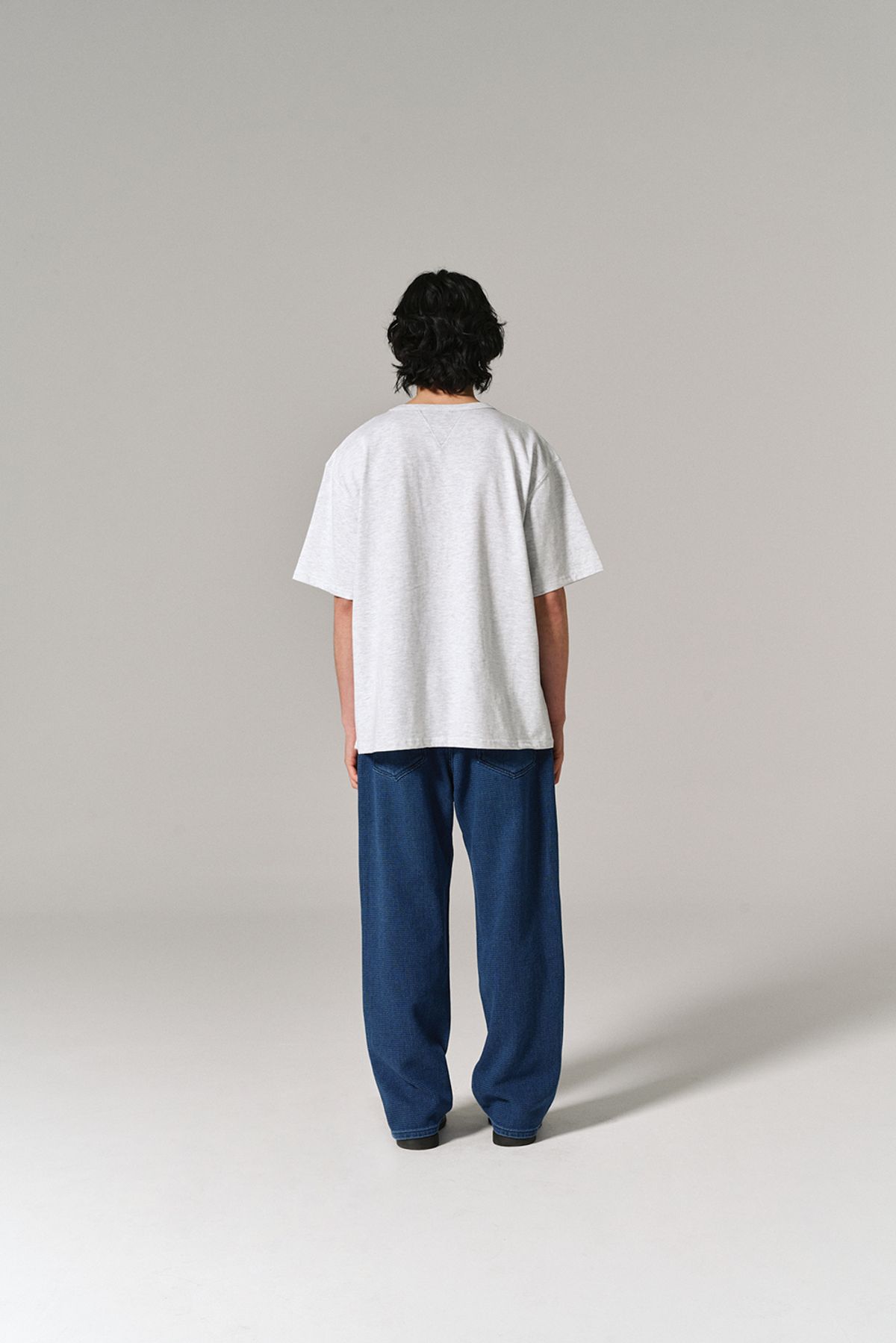 히즈핸더(HISHANDER) WASHED SASHIKO DENIM PANTS
