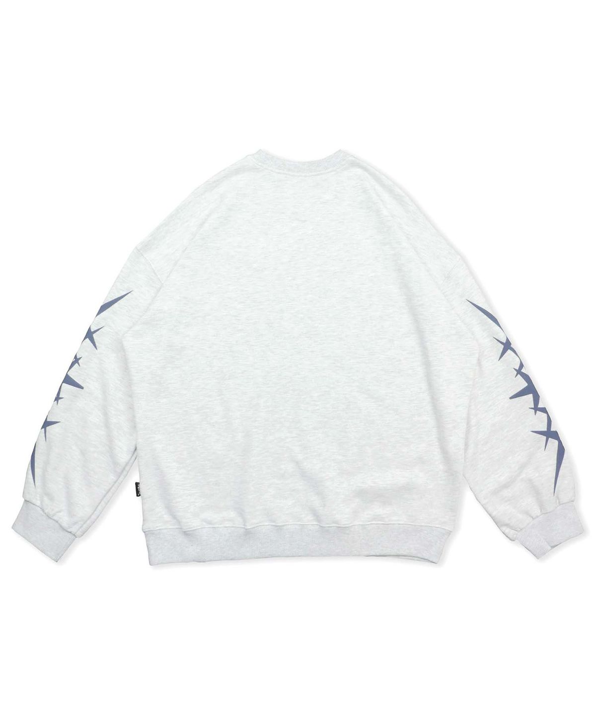 믹쓰제이(MIXXJ) STAR CHAOS CREWNECK (WHITE MELANGE)