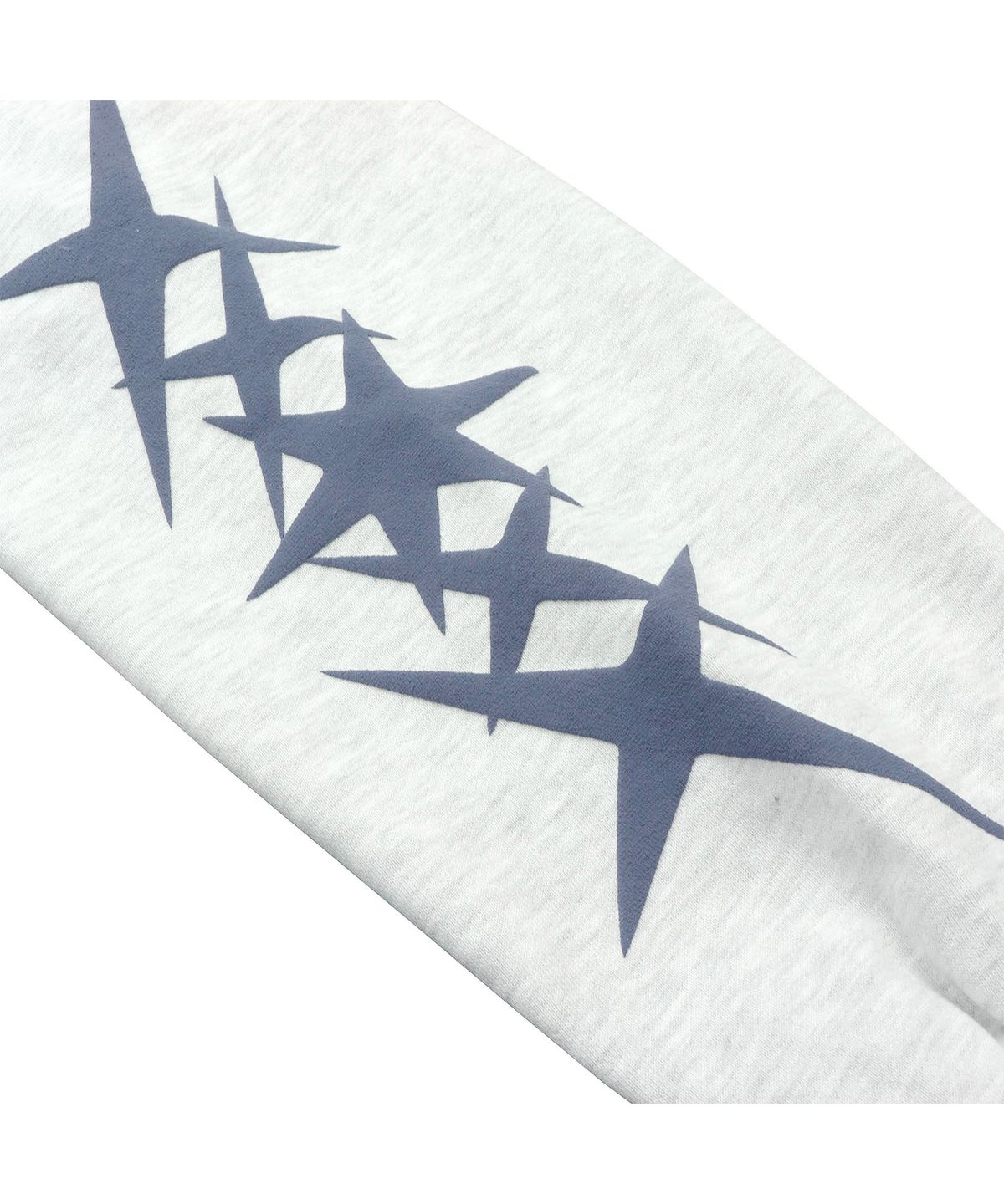 믹쓰제이(MIXXJ) STAR CHAOS CREWNECK (WHITE MELANGE)