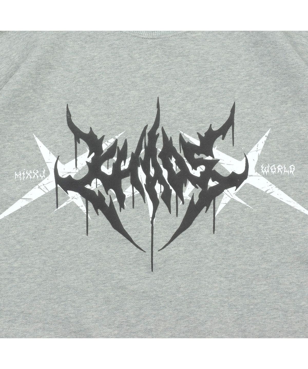 믹쓰제이(MIXXJ) STAR CHAOS CREWNECK (GRAY)