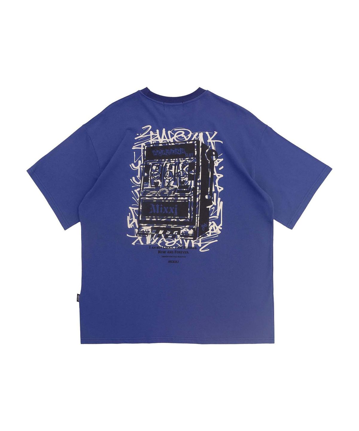 믹쓰제이(MIXXJ) SLOT MACHINE TEE (BLUE)